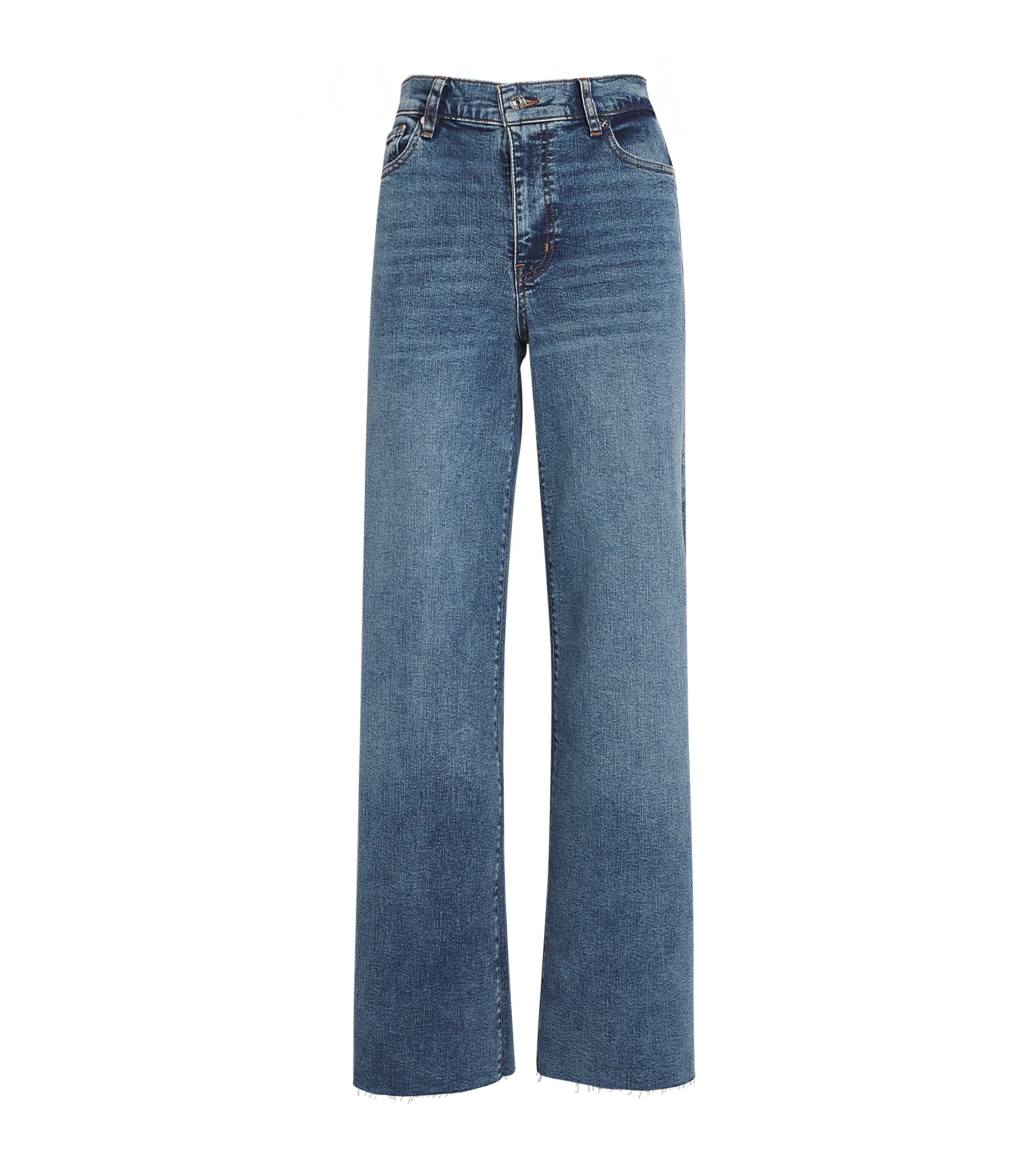 FRAME Le Slim Palazzo Wide-Leg Jeans Rowley Raw After