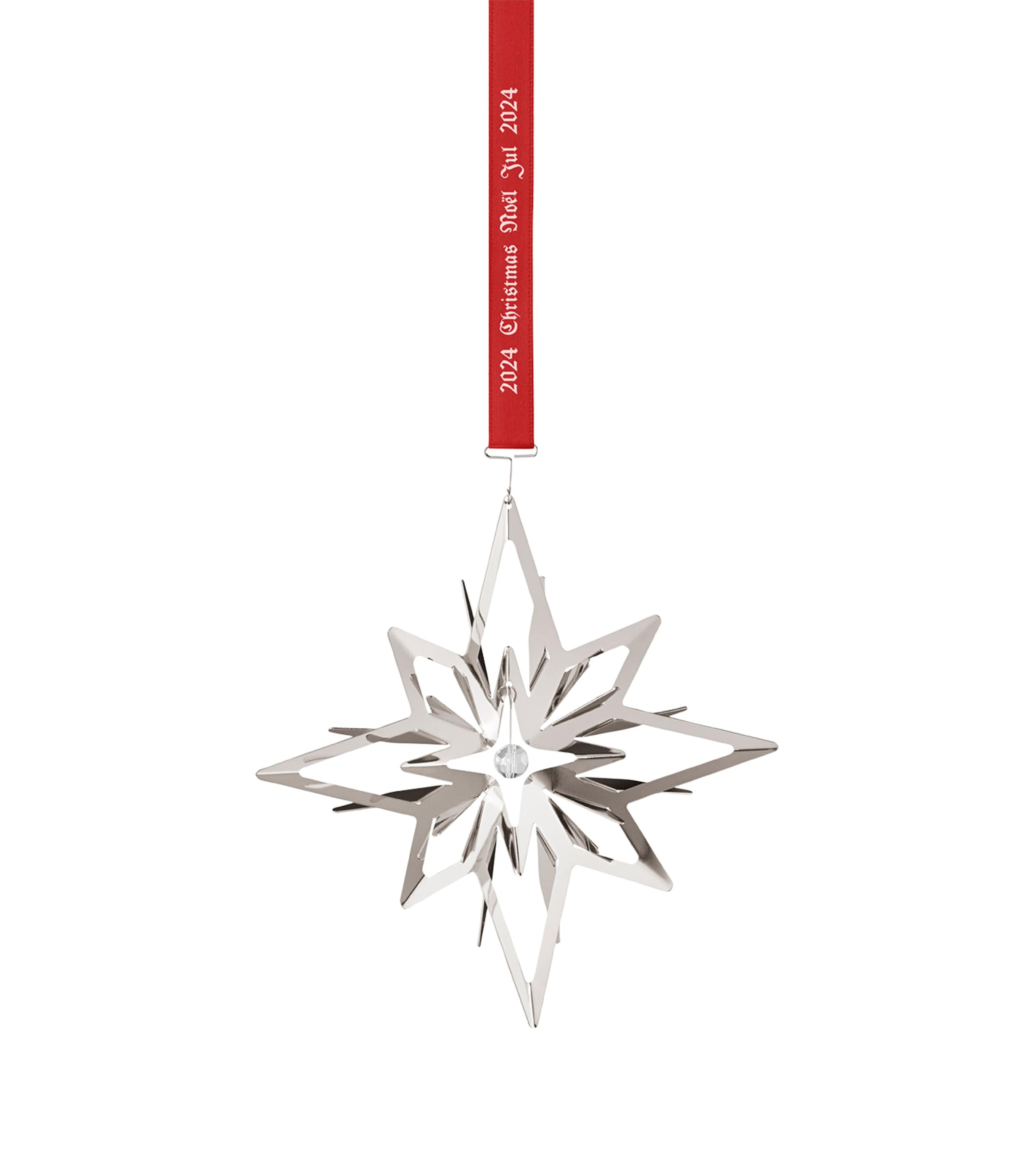 Georg Jensen Palladium-Plated Mobile Star Tree Decoration 2024 Silver