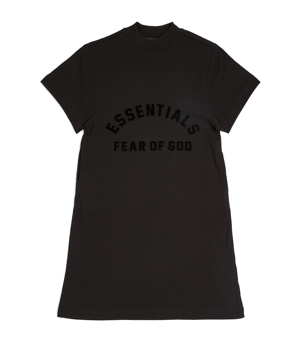 Vilebrequin Kids Cotton Logo T-Shirt Dress (2-16 Years) Groseille