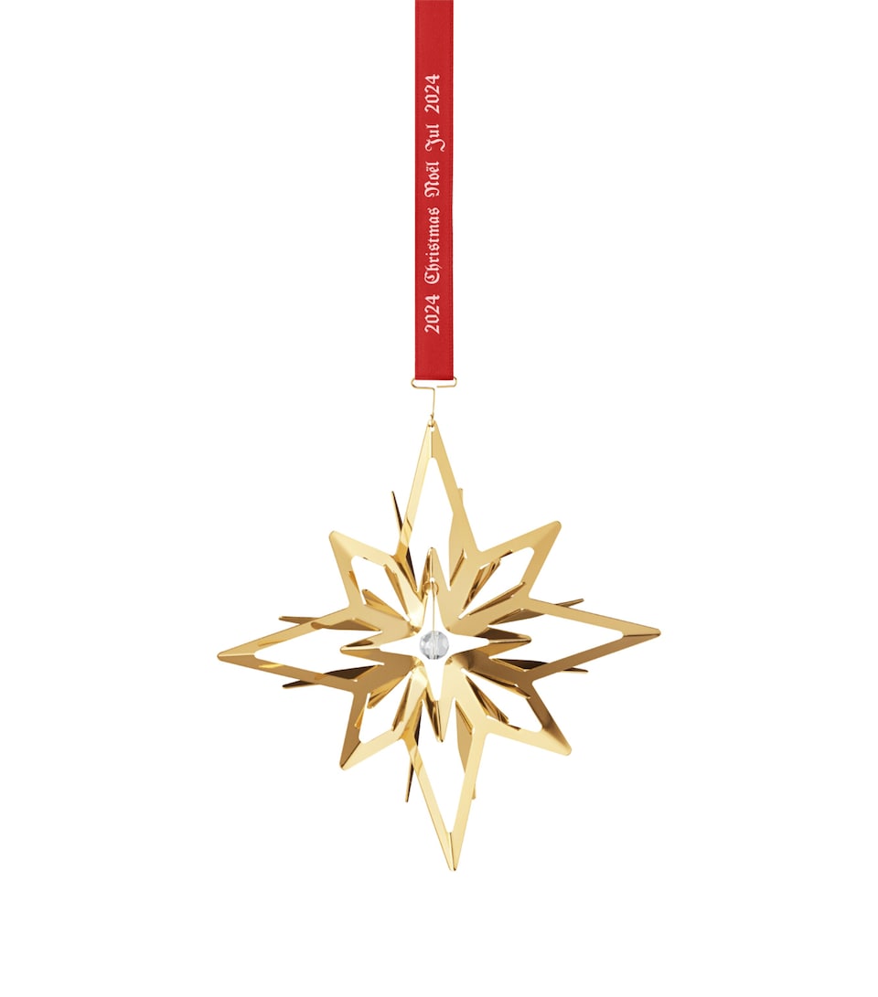 Georg Jensen Gold-Plated Mobile Star Tree Decoration 2024 Gold