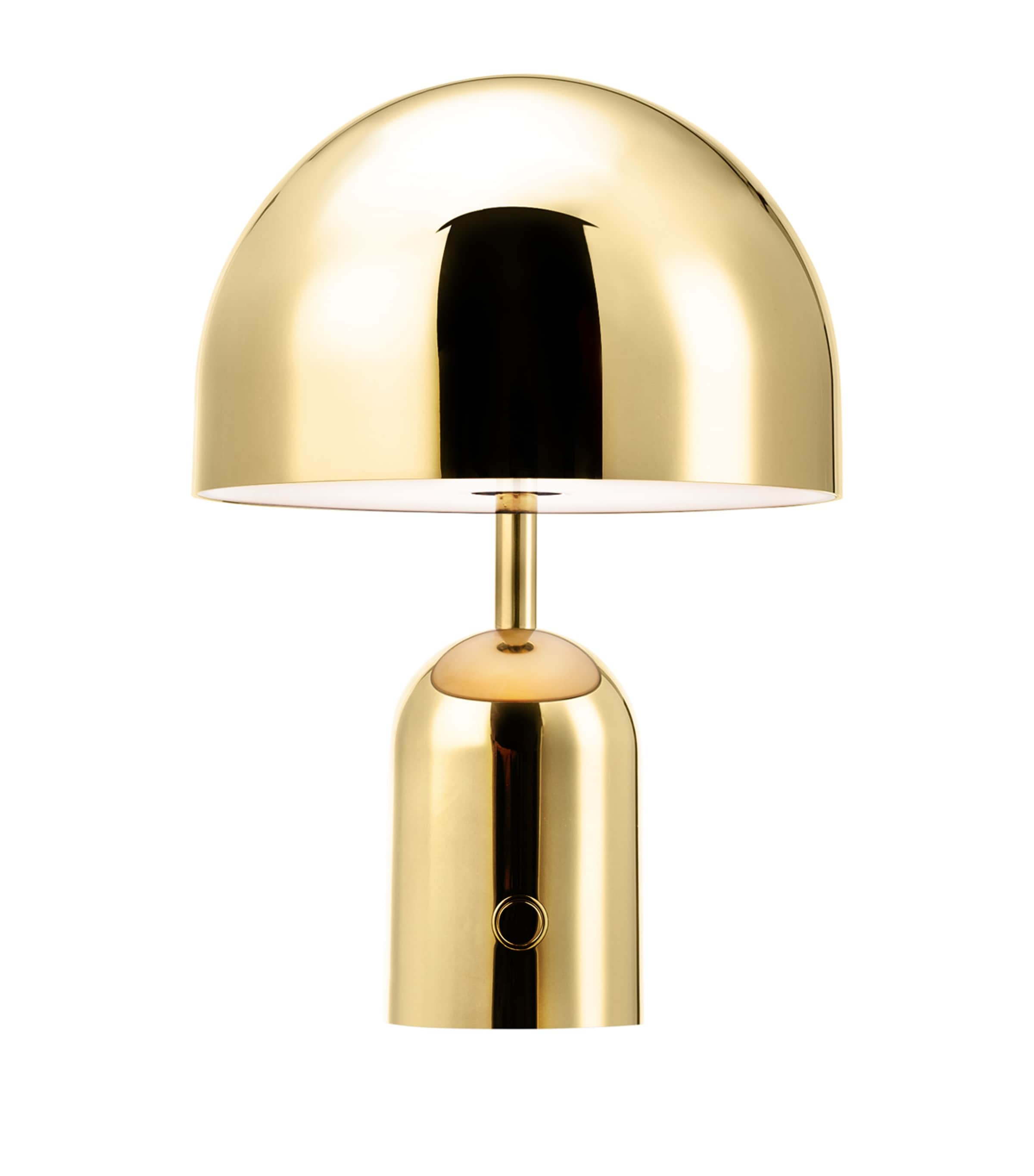 Tom Dixon Portable Bell Table Lamp Gold