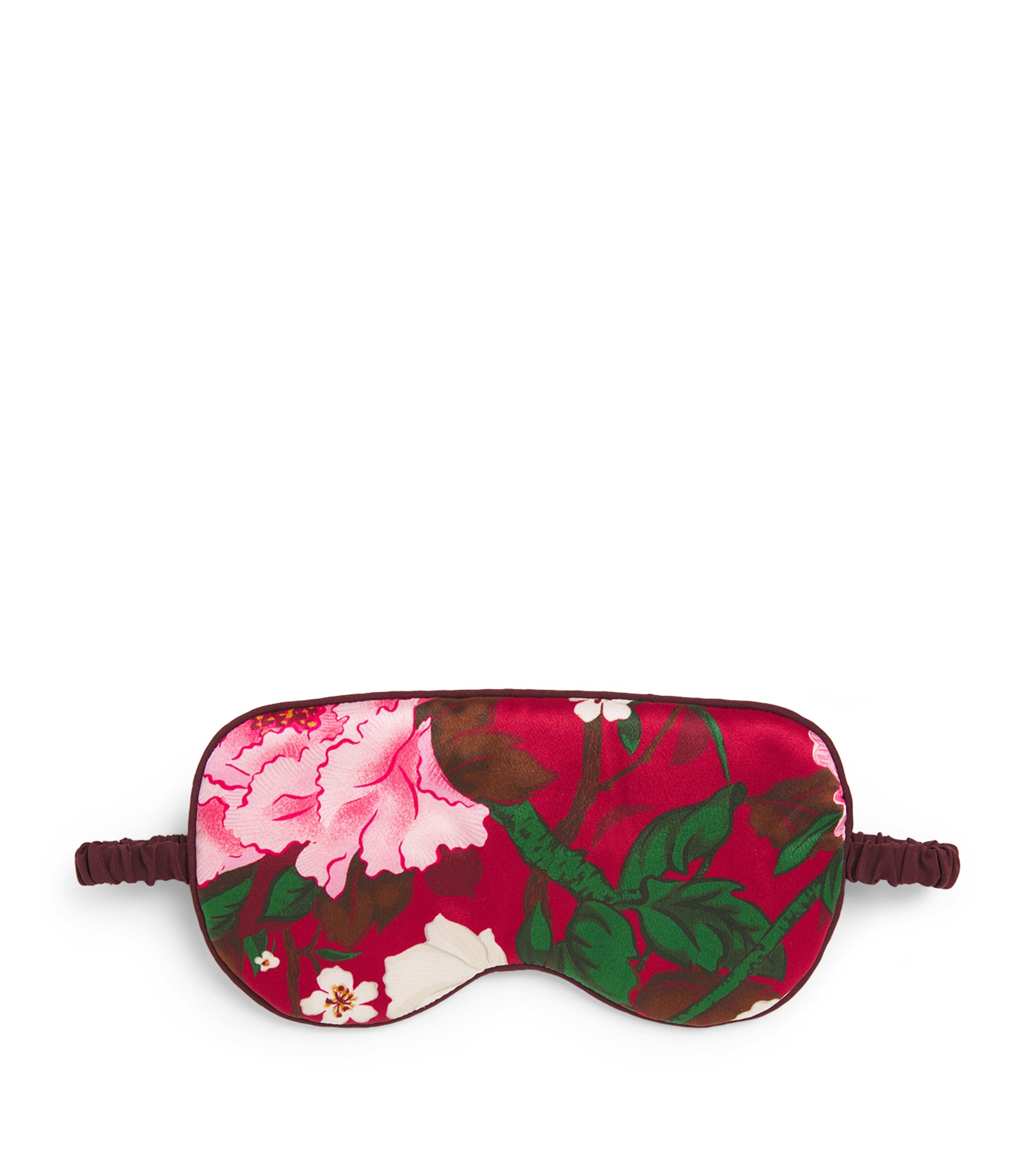 Olivia von Halle Silk Floral Print Audrey Tardieu Eye Mask Tardieu