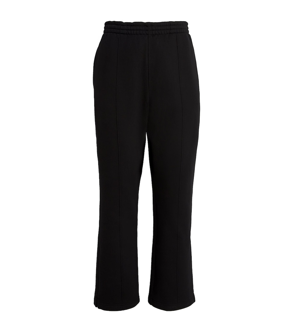 Represent Open Cuff Initial Sweatpants Black