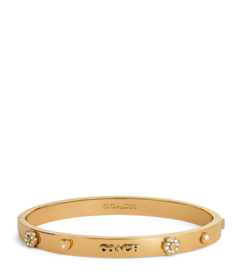 Coach Signature Mixed Motif Bangle Gold