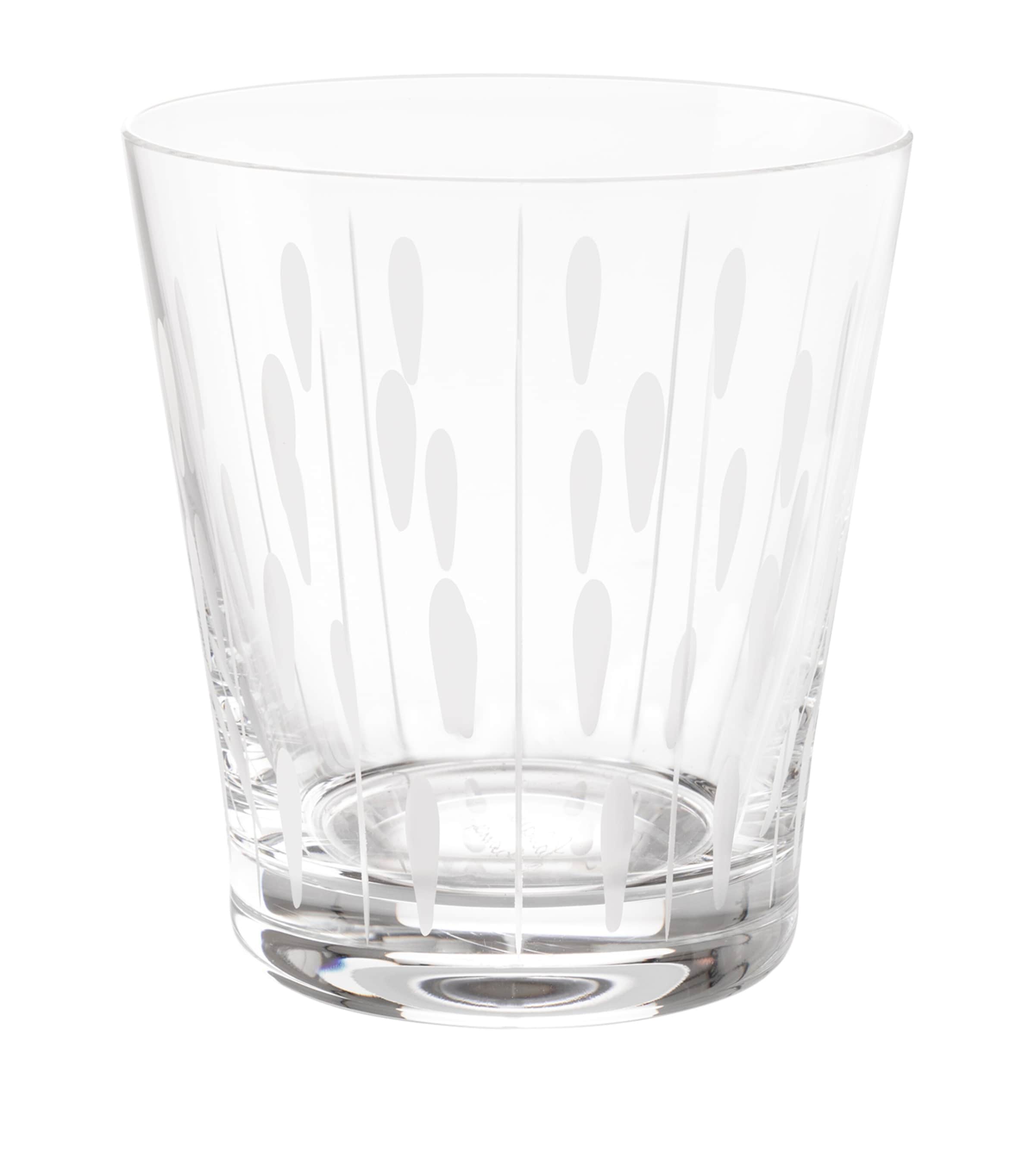 Lalique Crystal Lotus Drop Tumbler (30cl) Clear