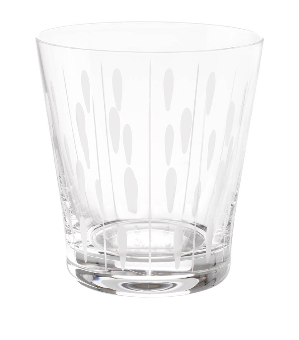 Lalique Crystal Lotus Drop Tumbler (30cl) Clear