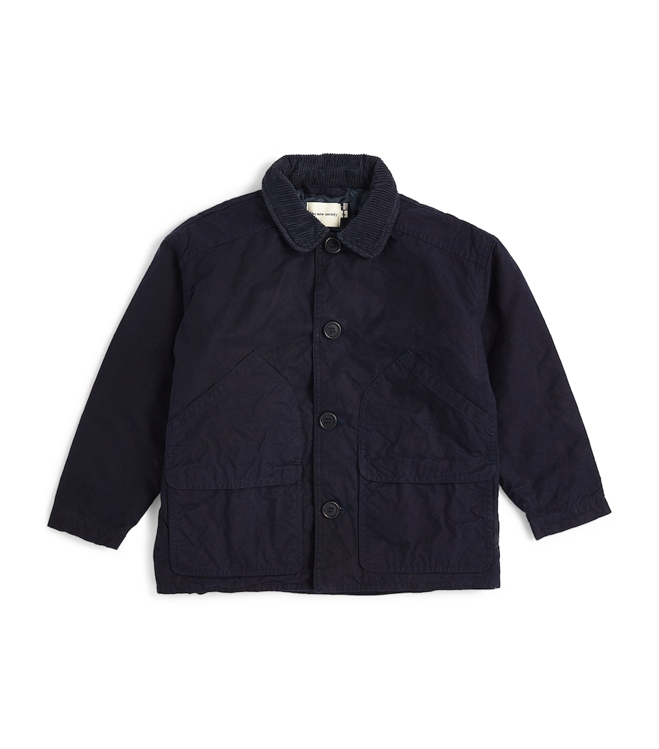 Mischka Aoki Kids Cotton Drill Utility Jacket Pink