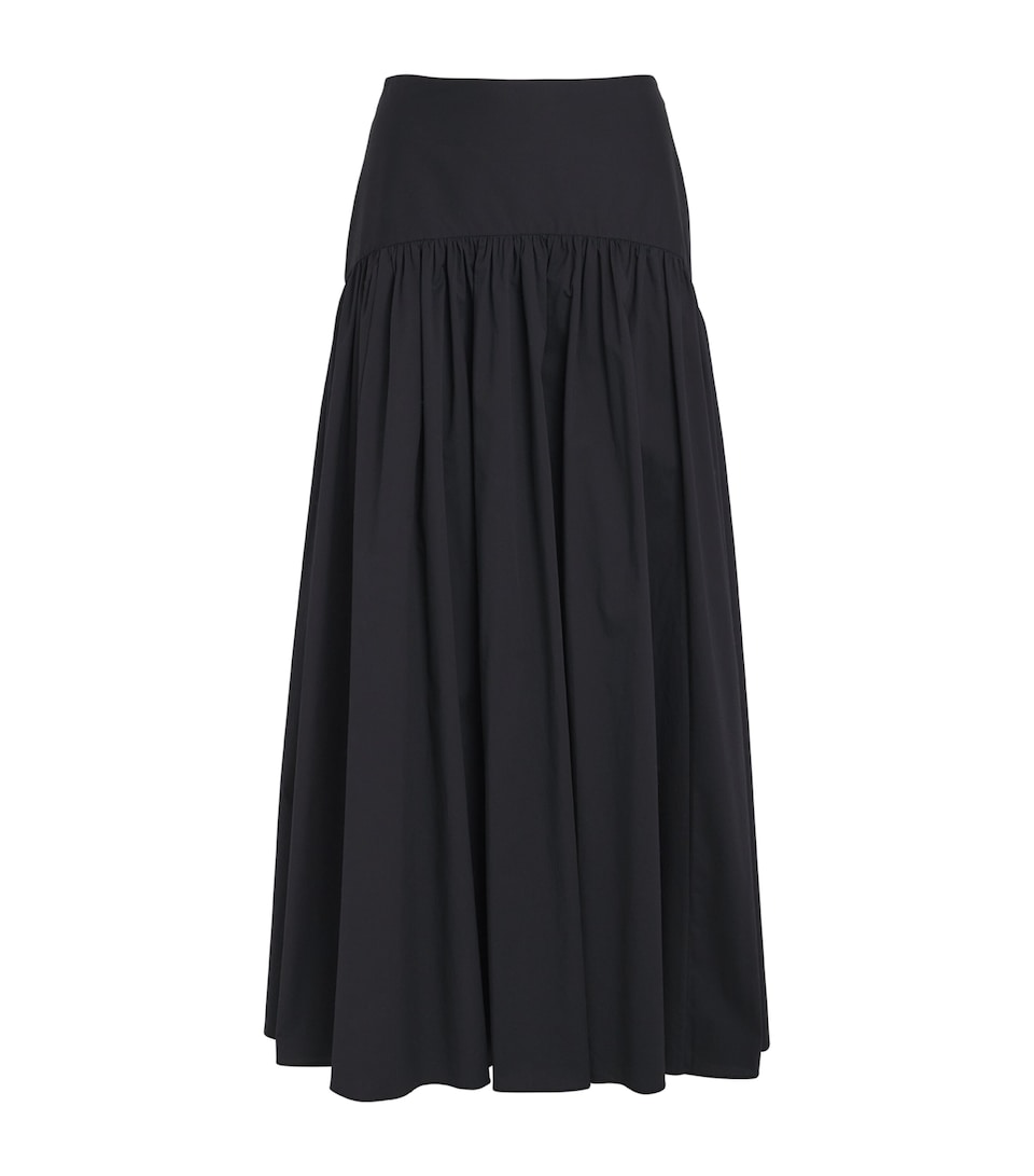STAUD Procida Maxi Skirt Black