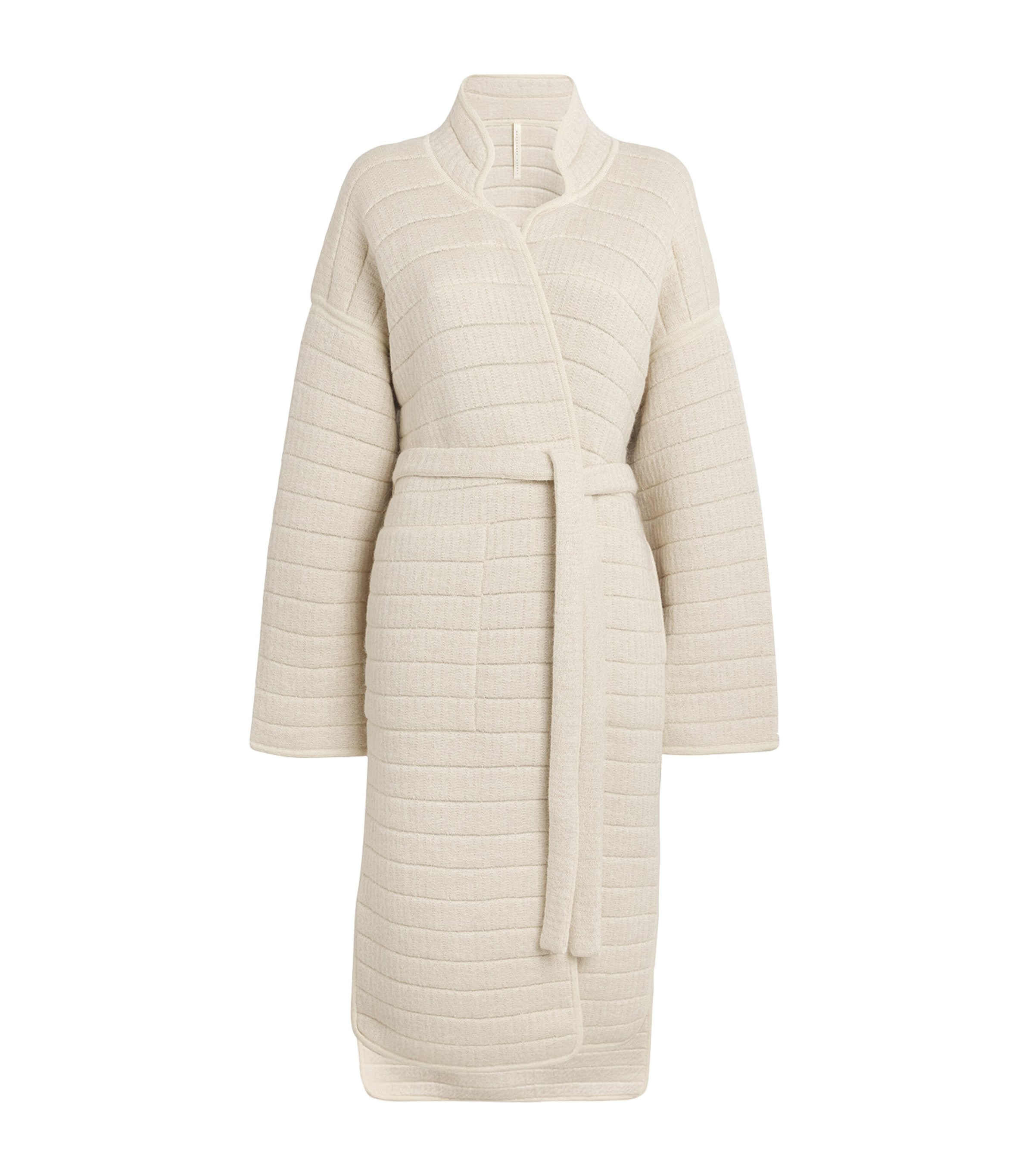 Lauren Manoogian Alpaca-Blend Wrap Coat Raw White