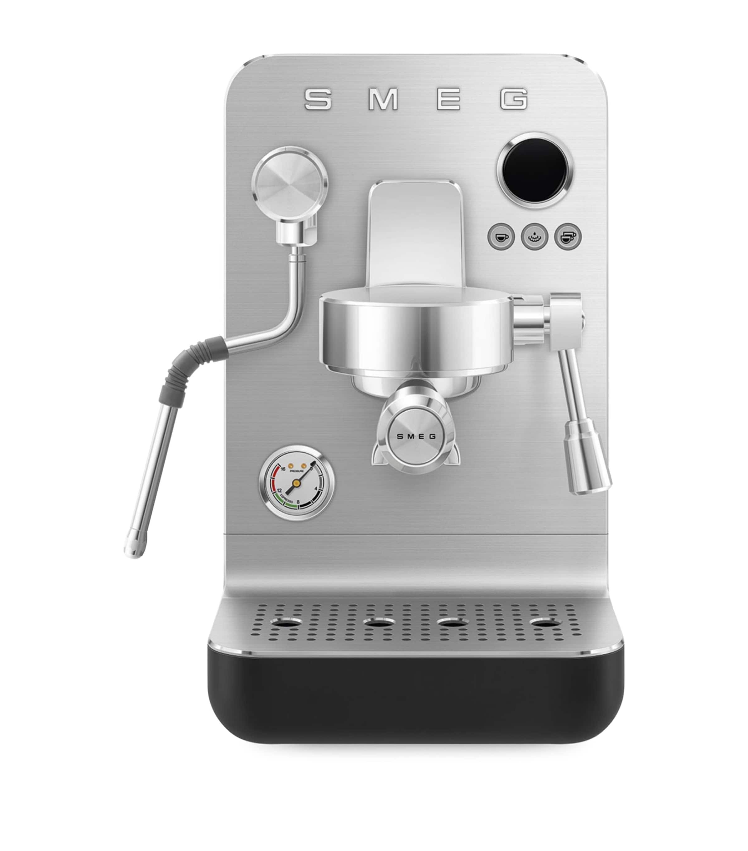 Smeg EMC02WHMUK Mini Pro Espresso Machine Black Matte