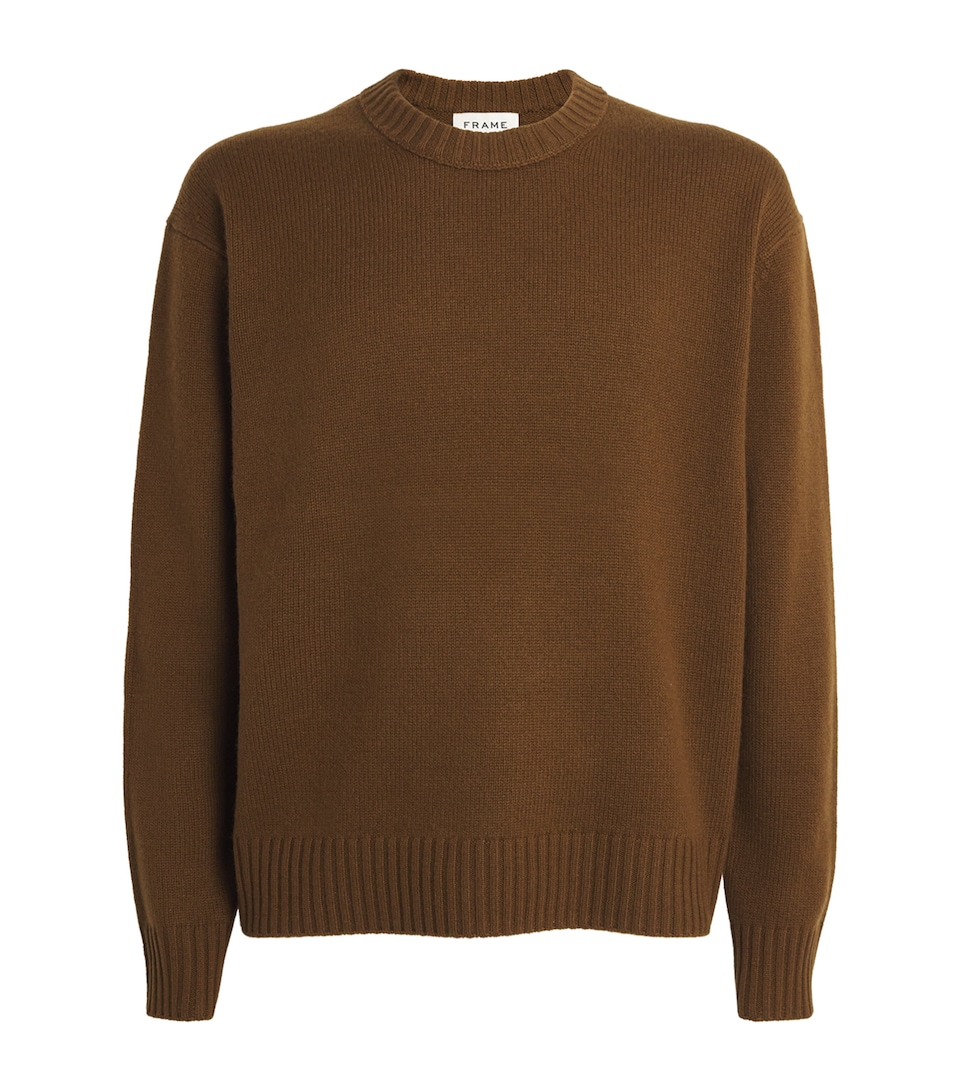 FRAME Cashmere Sweater Dark Camel