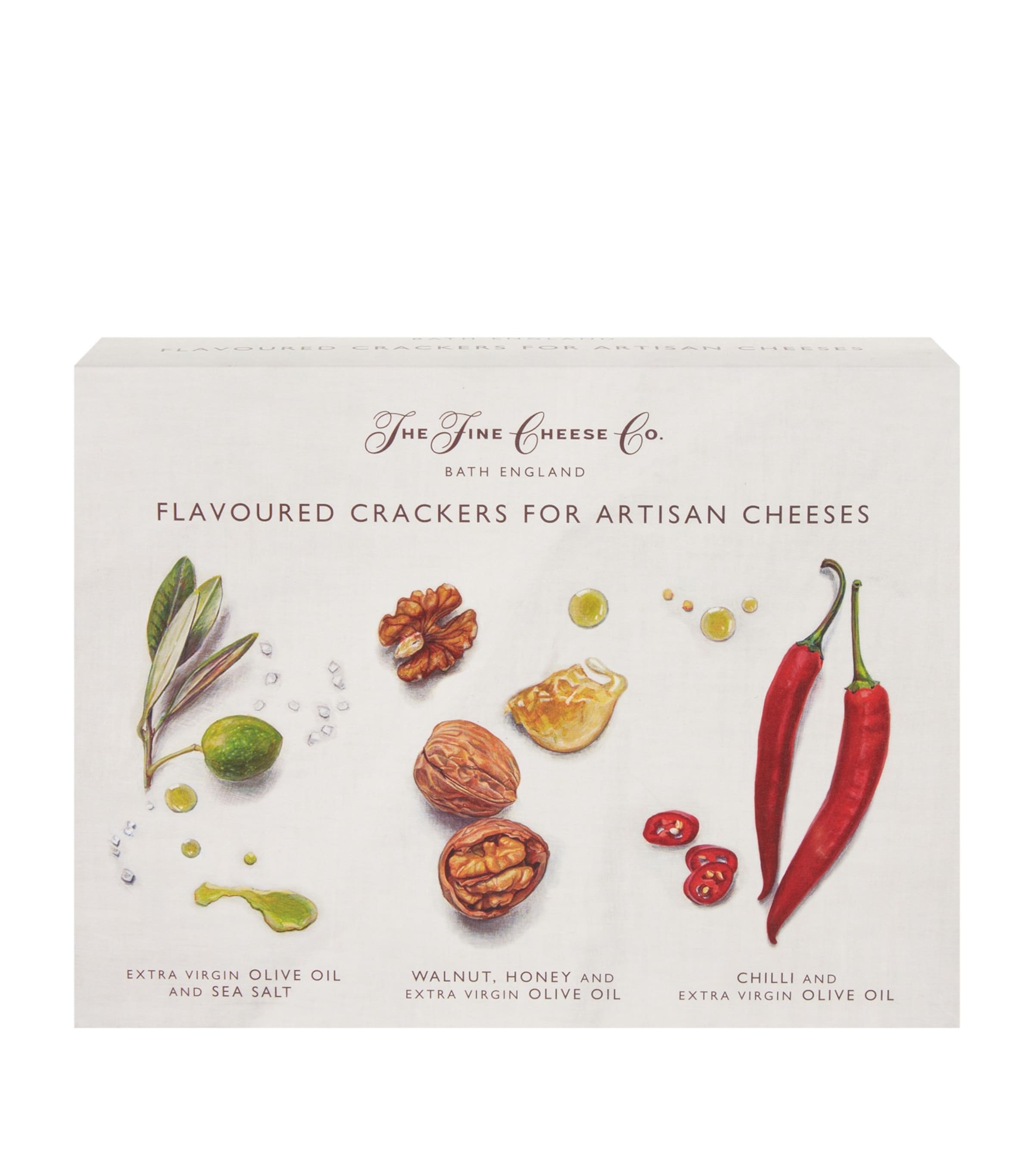 Harrods Flavoured Crackers for Artisan Cheeses (3 x 125g)