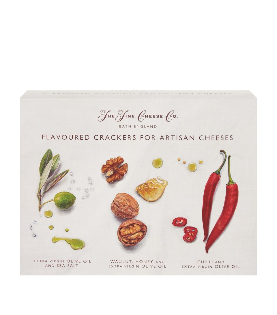 Harrods Flavoured Crackers for Artisan Cheeses (3 x 125g)