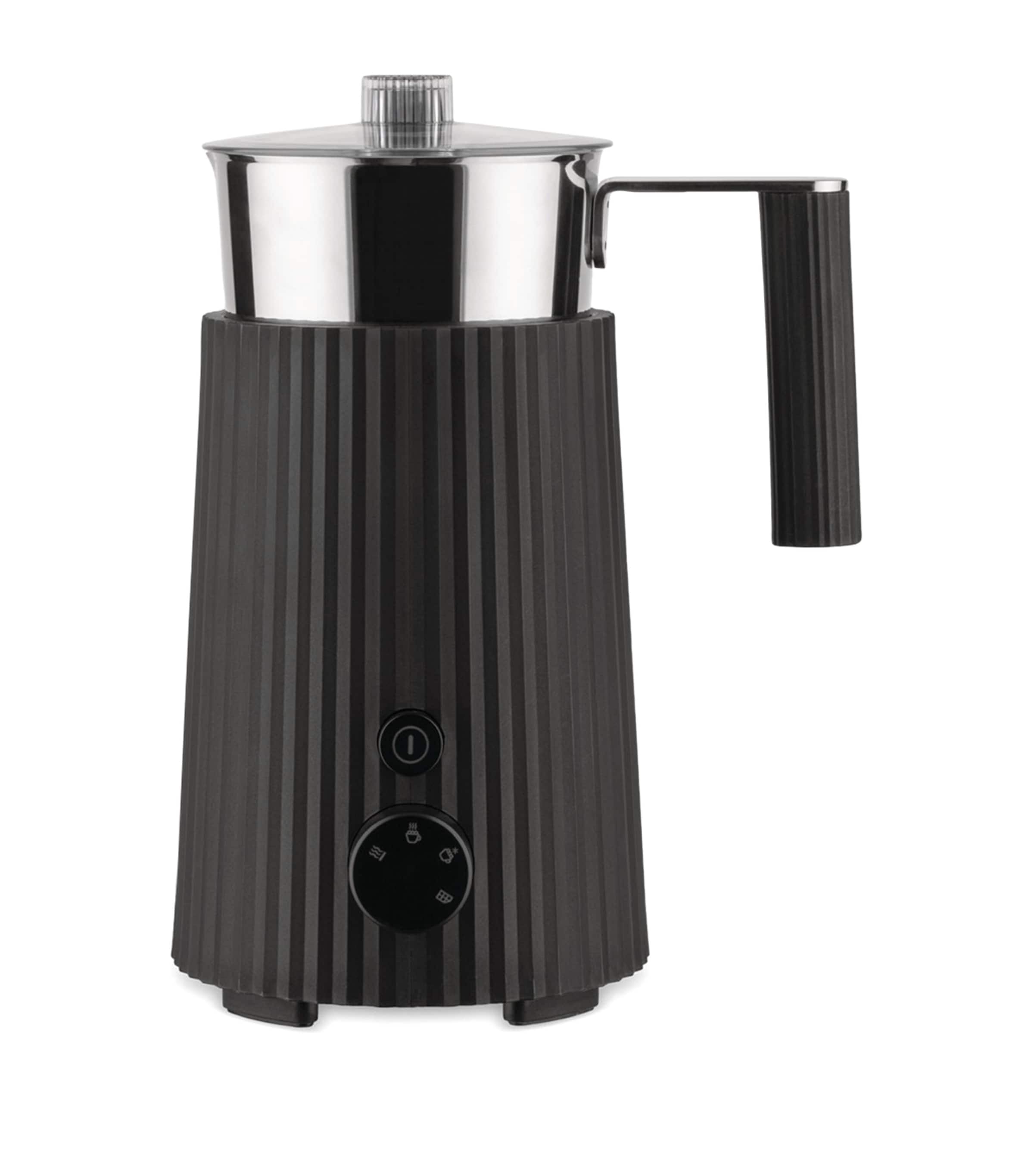 Alessi Plissé Milk Frother Black
