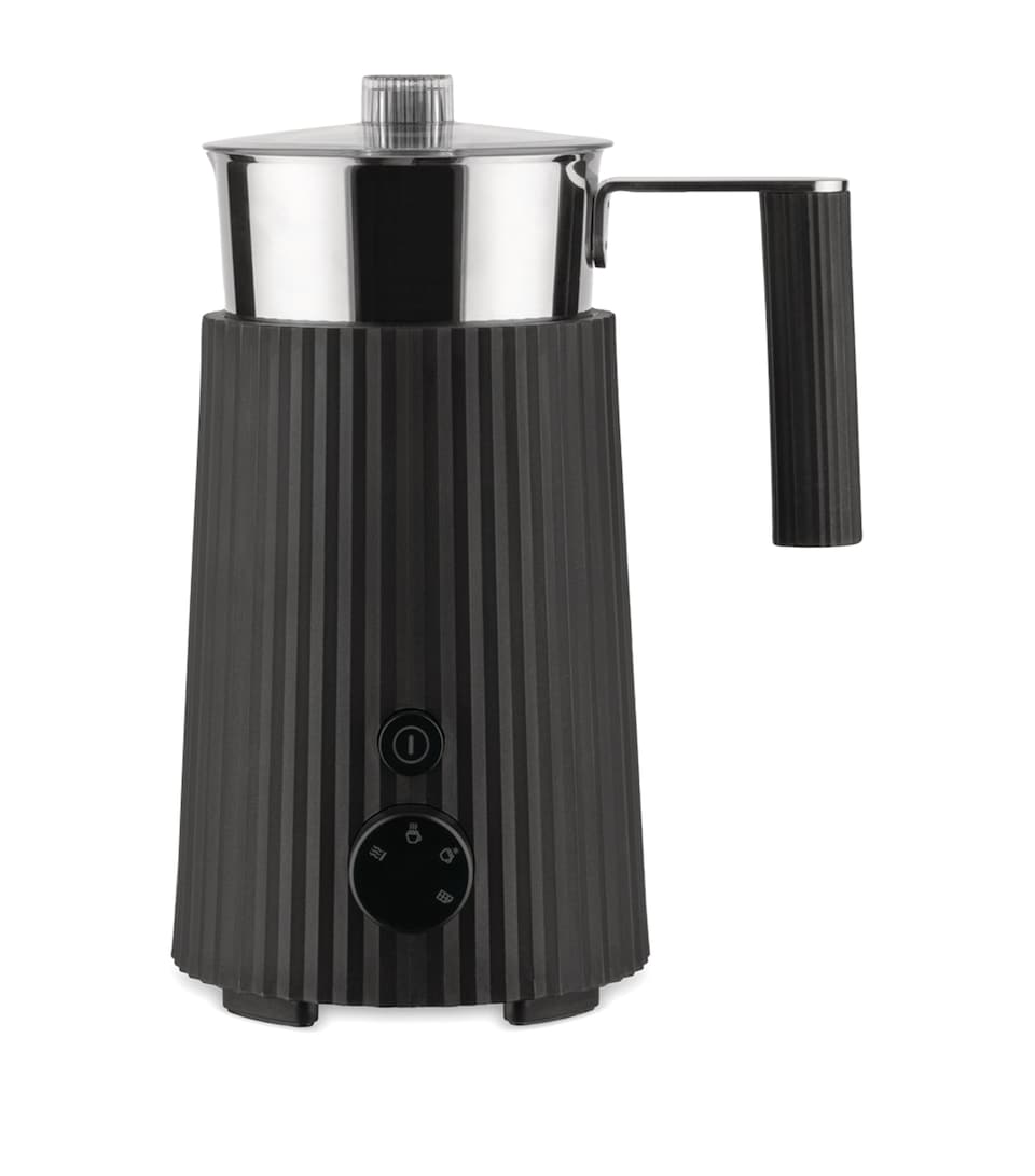 Alessi Plissé Milk Frother Black