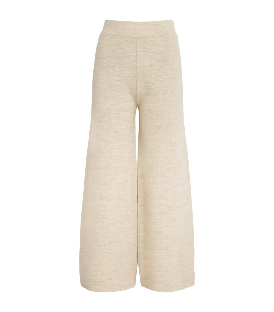 Lauren Manoogian Merino Wool-Alpaca-Pima Cotton Sweatpants Ecru