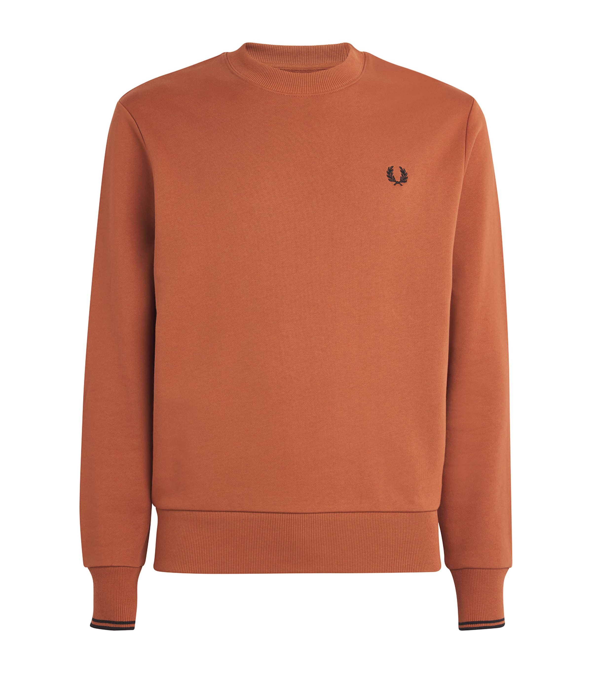 Fred Perry Laurel Wreath Sweatshirt Marmalade/black