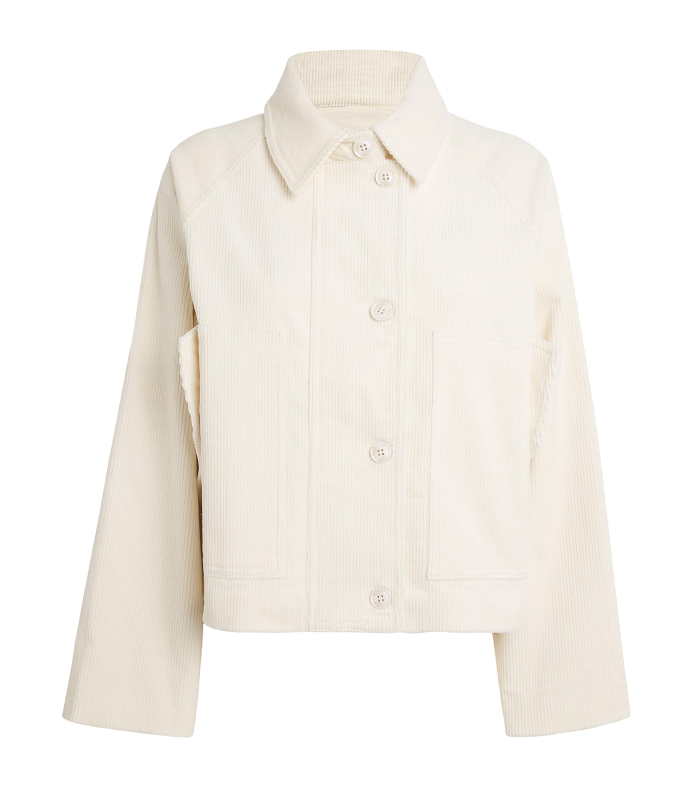 PAIGE Corduroy Tylee Jacket Ivory