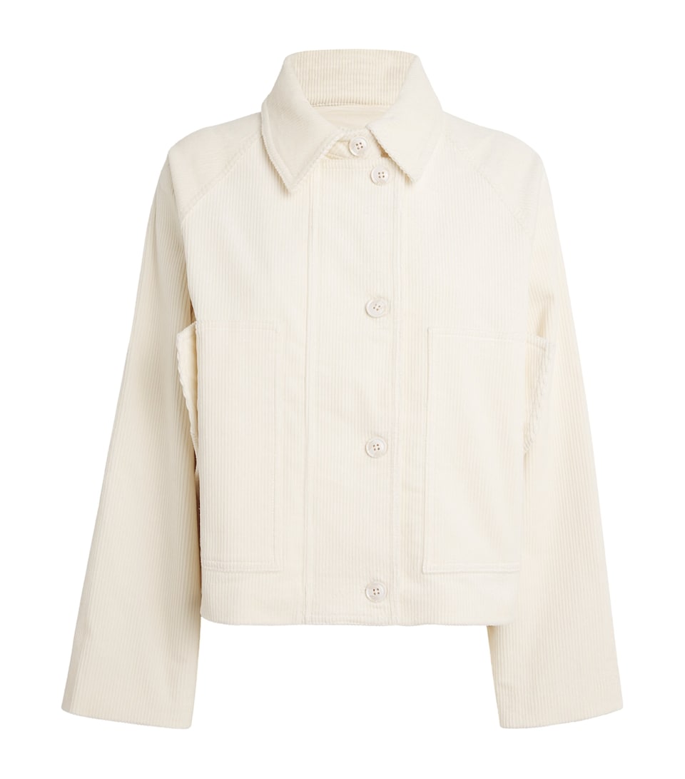 PAIGE Corduroy Tylee Jacket Ivory