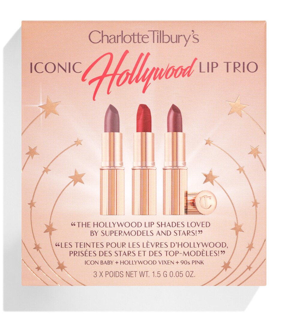 Charlotte Tilbury Charlotte's Iconic Hollywood Lip Trio Gift Set
