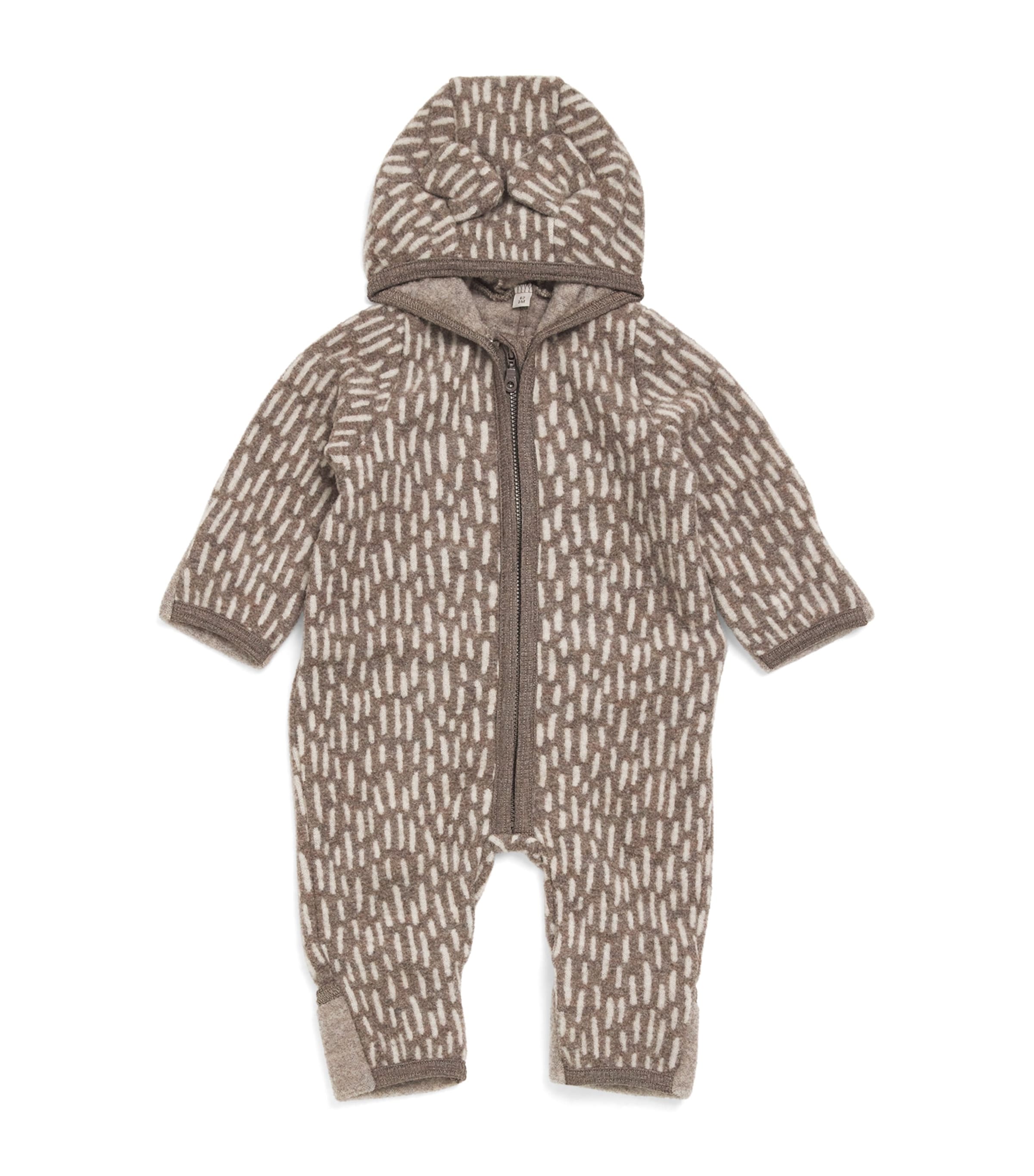 Emporio Armani Kids Wool Playsuit (One Size) Verde Militare