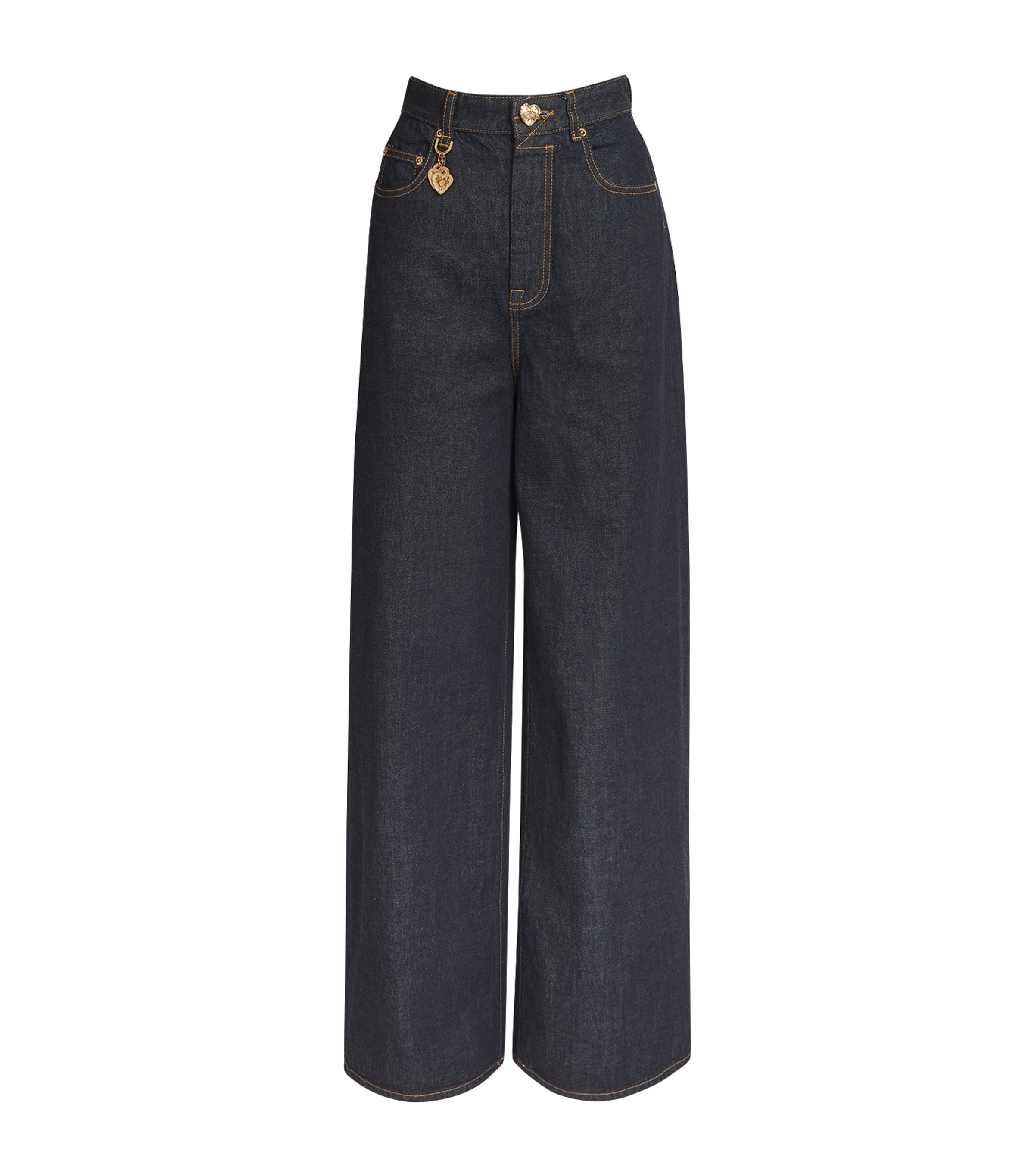 Zimmermann Crush Wide-Leg Jeans Nhtskynight Sky