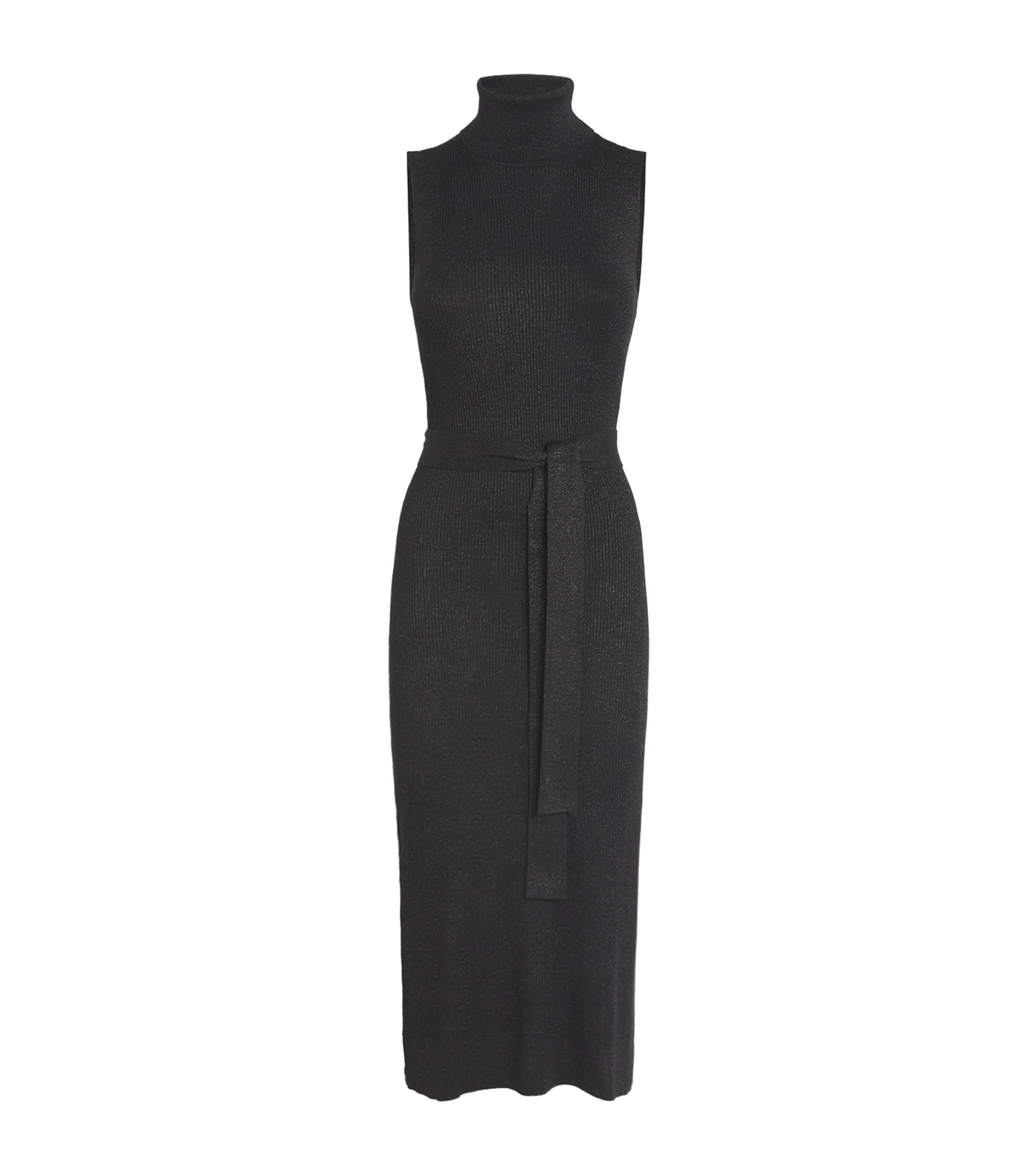 PAIGE Zoelle Midi Dress Black Sparkle