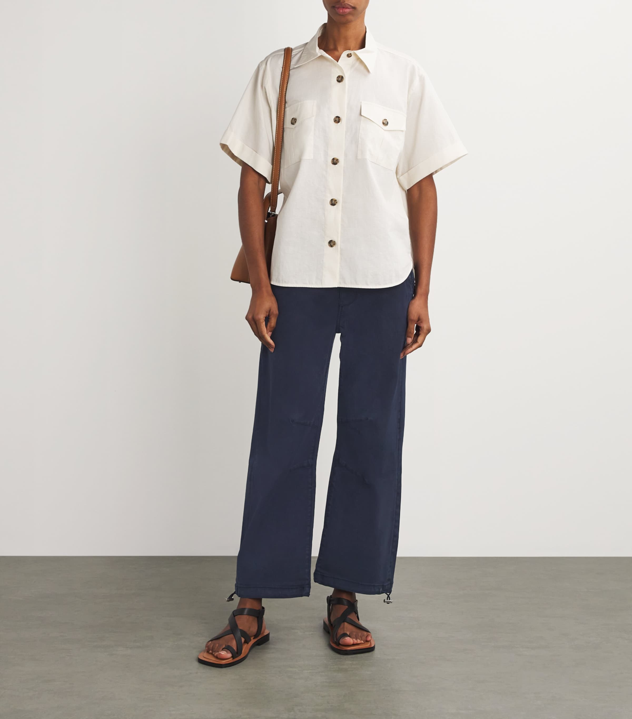 PAIGE Reid Jogger Straight Jeans Vntg Navy Seascpe