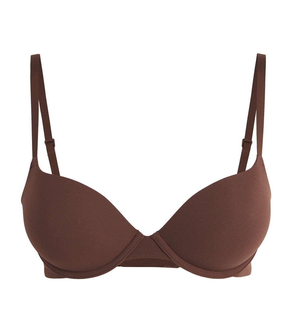 Skims Fits Everybody Push-Up Demi Bra Cocoa