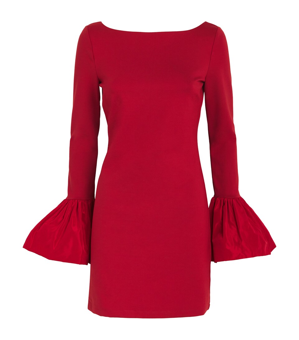 STAUD Hawthorne Mini Dress Rouge