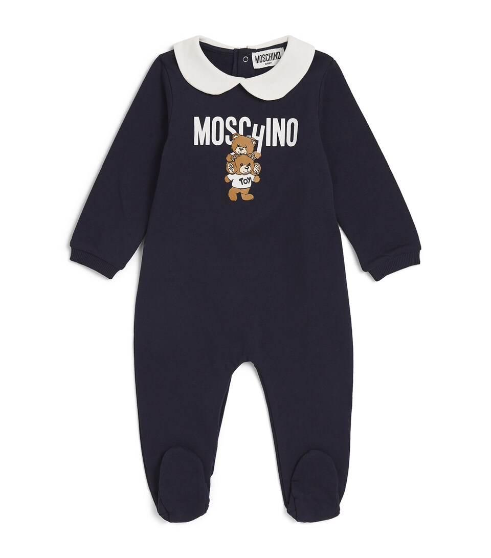 Moschino Kids Teddy Bear All-In-One (1-18 Months) Navy Blue