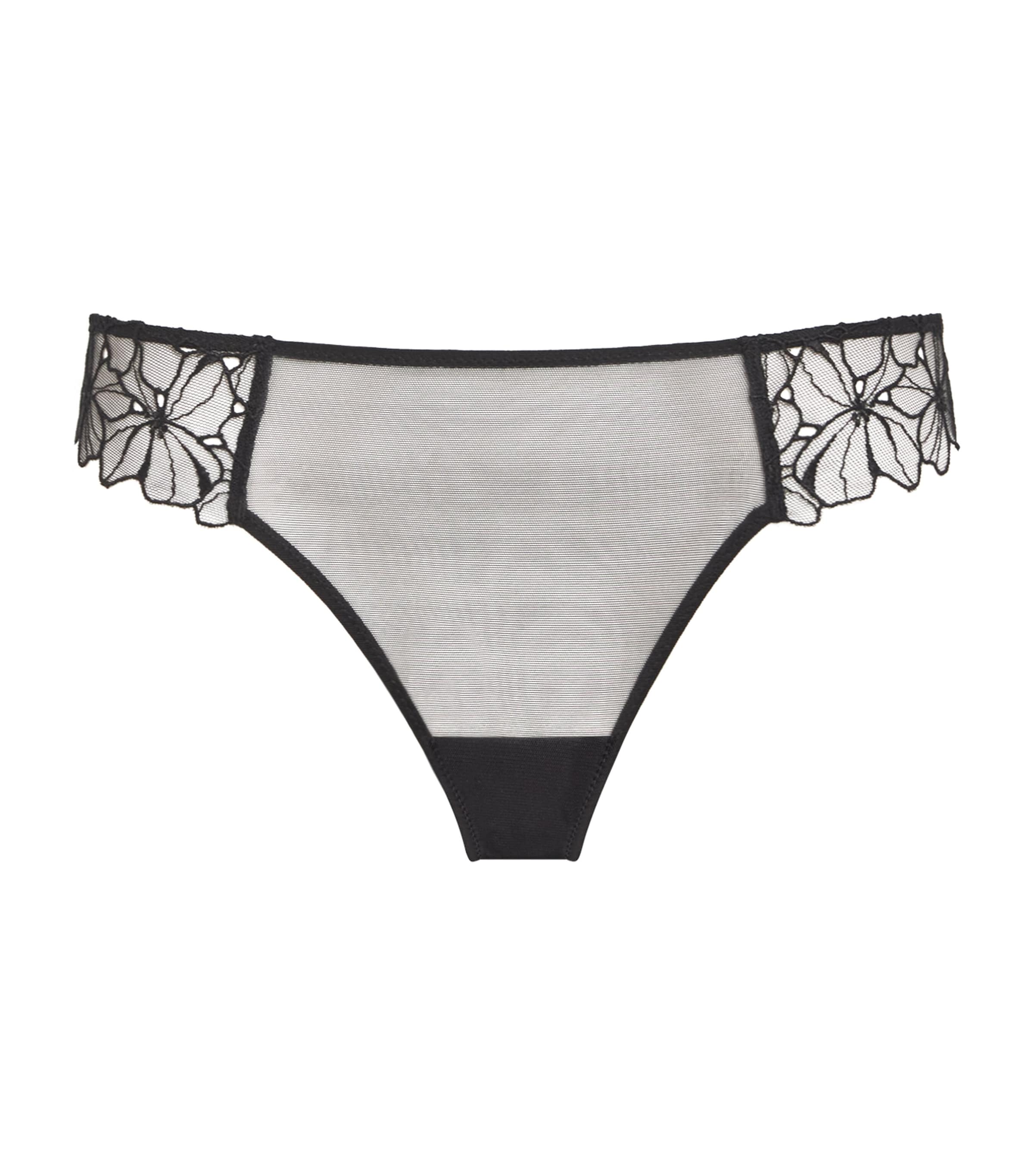 Simone Perele Mesh Jeanne Shorty Briefs Black/noir