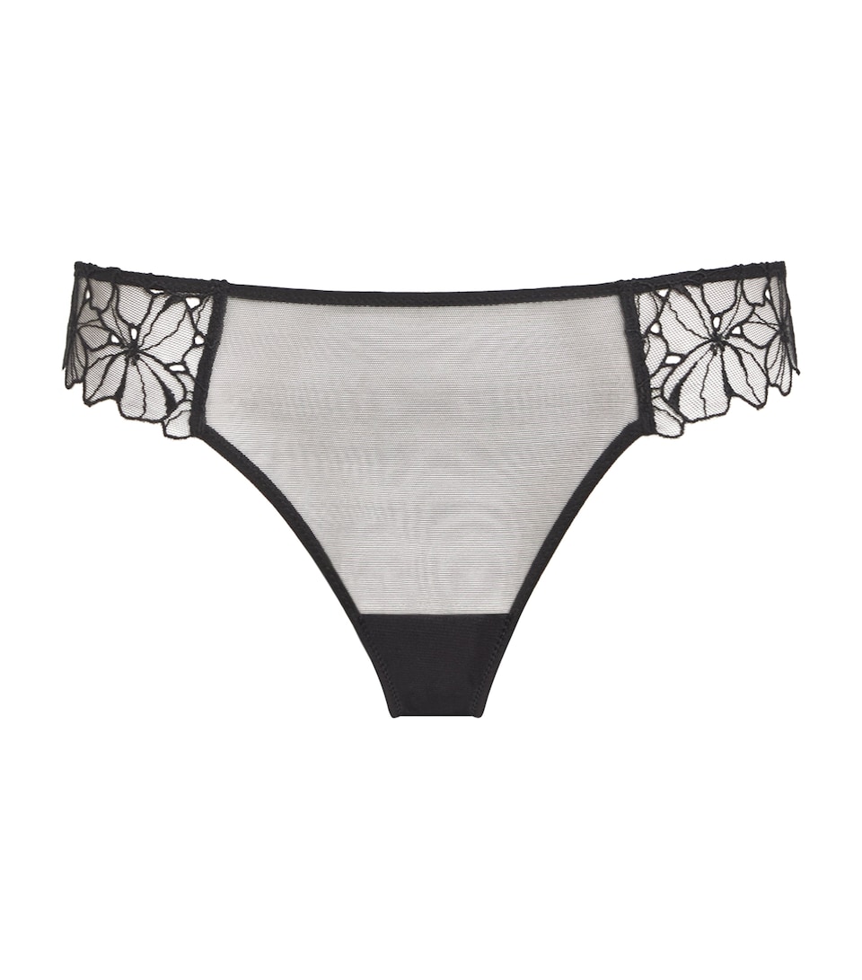 Simone Perele Mesh Jeanne Shorty Briefs Black/noir