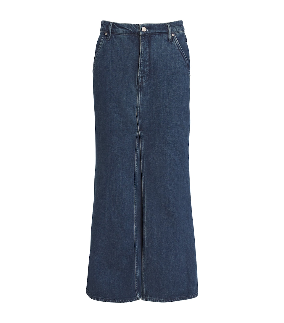 Good American Denim Maxi Skirt