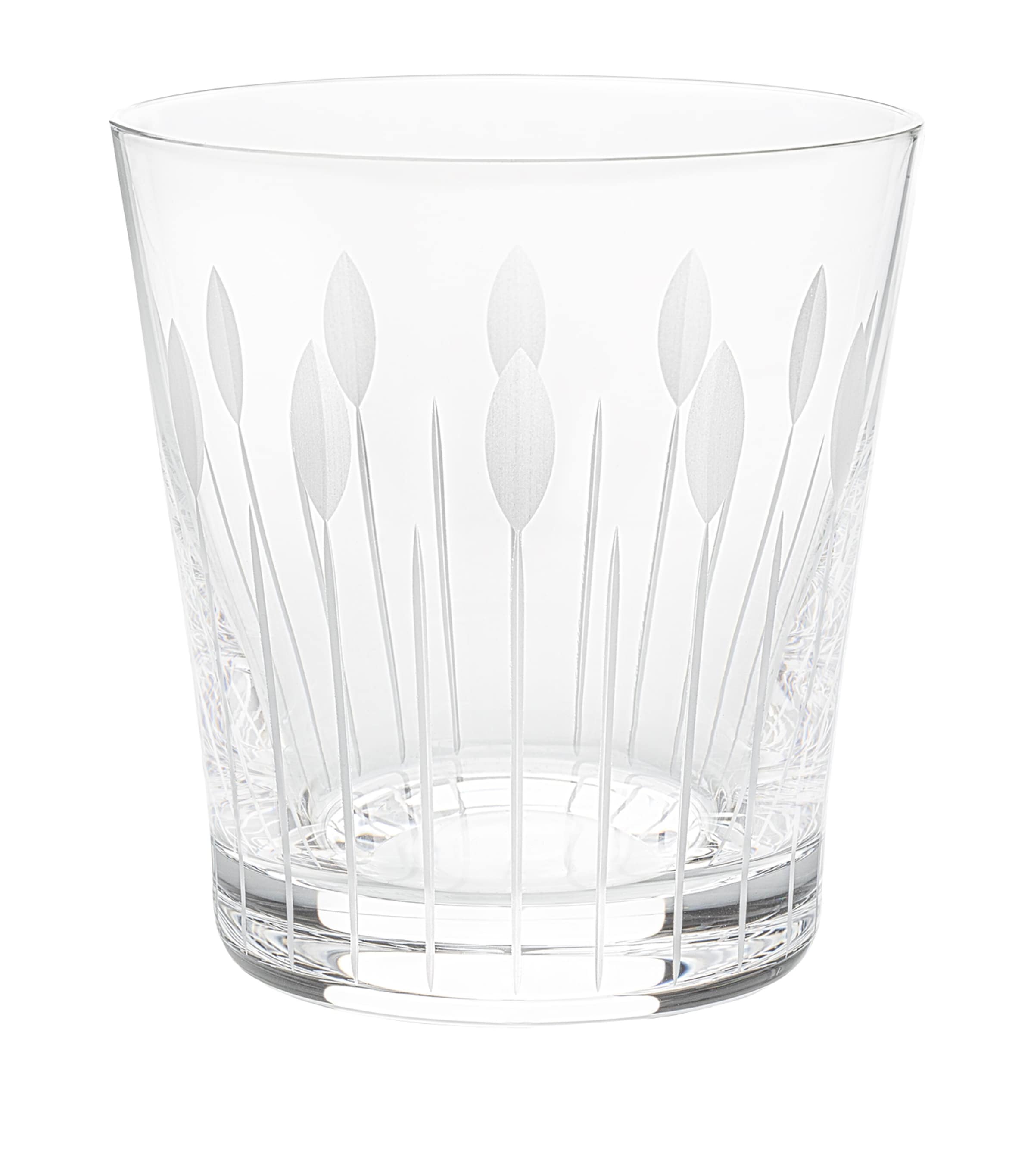 Lalique Set of 2 Lotus Tumblers (300ml) Clear