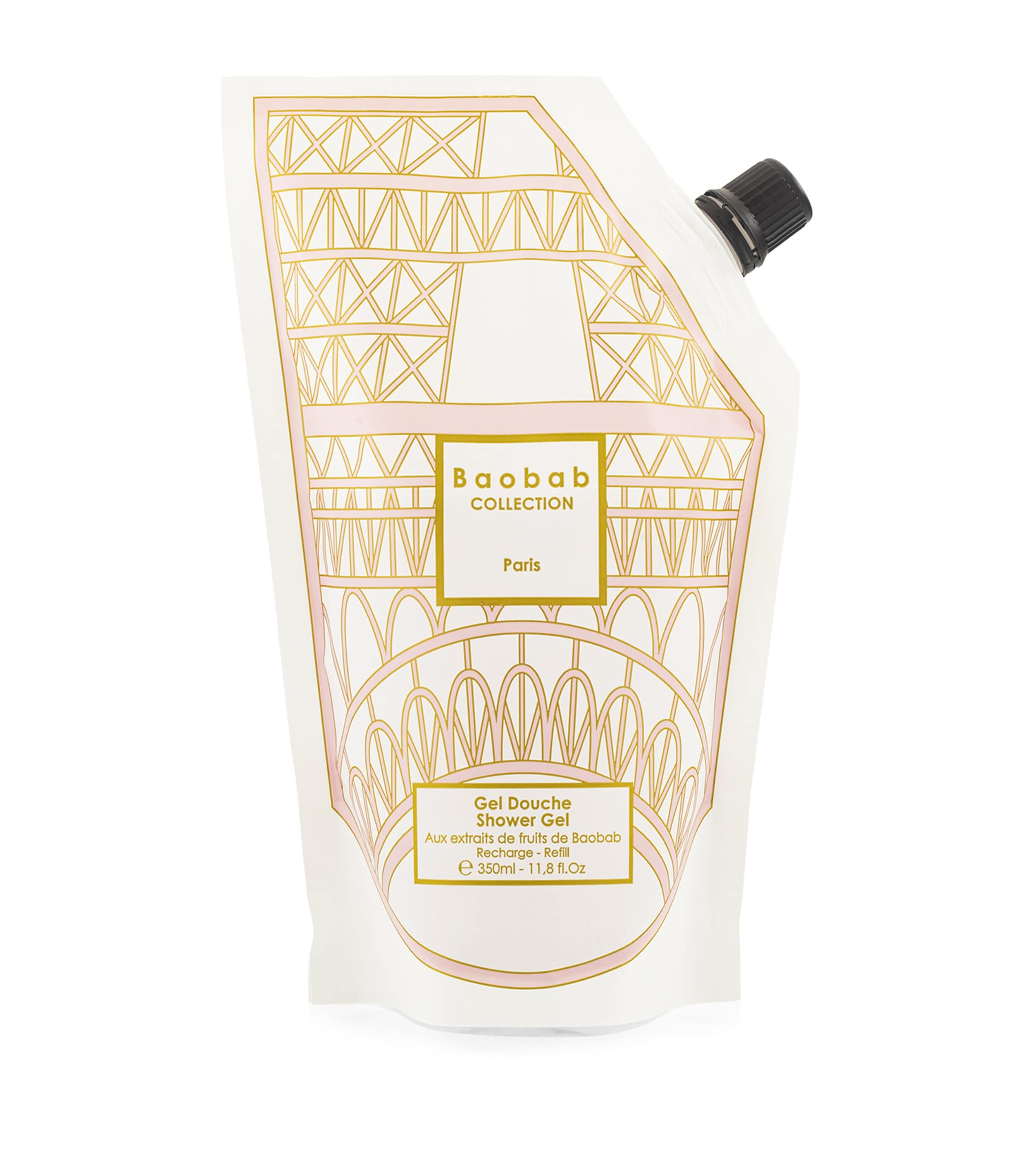 Baobab Collection Paris Shower Gel (350ml) - Refill White