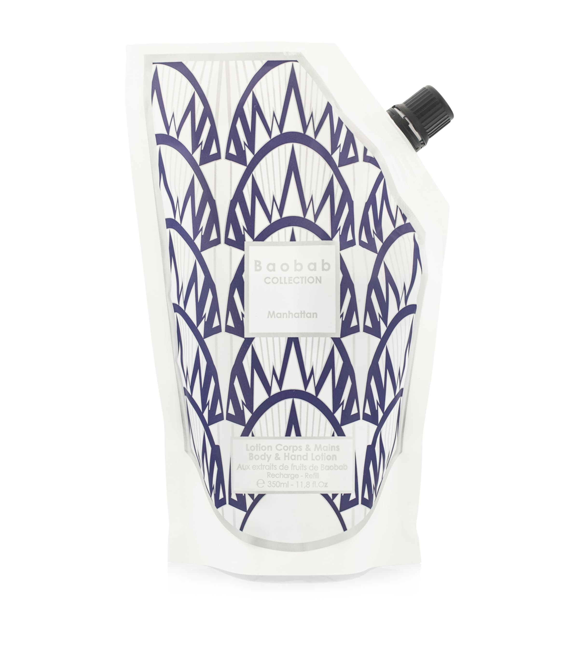 Baobab Collection Manhattan Body and Hand Lotion (350ml) - Refill White