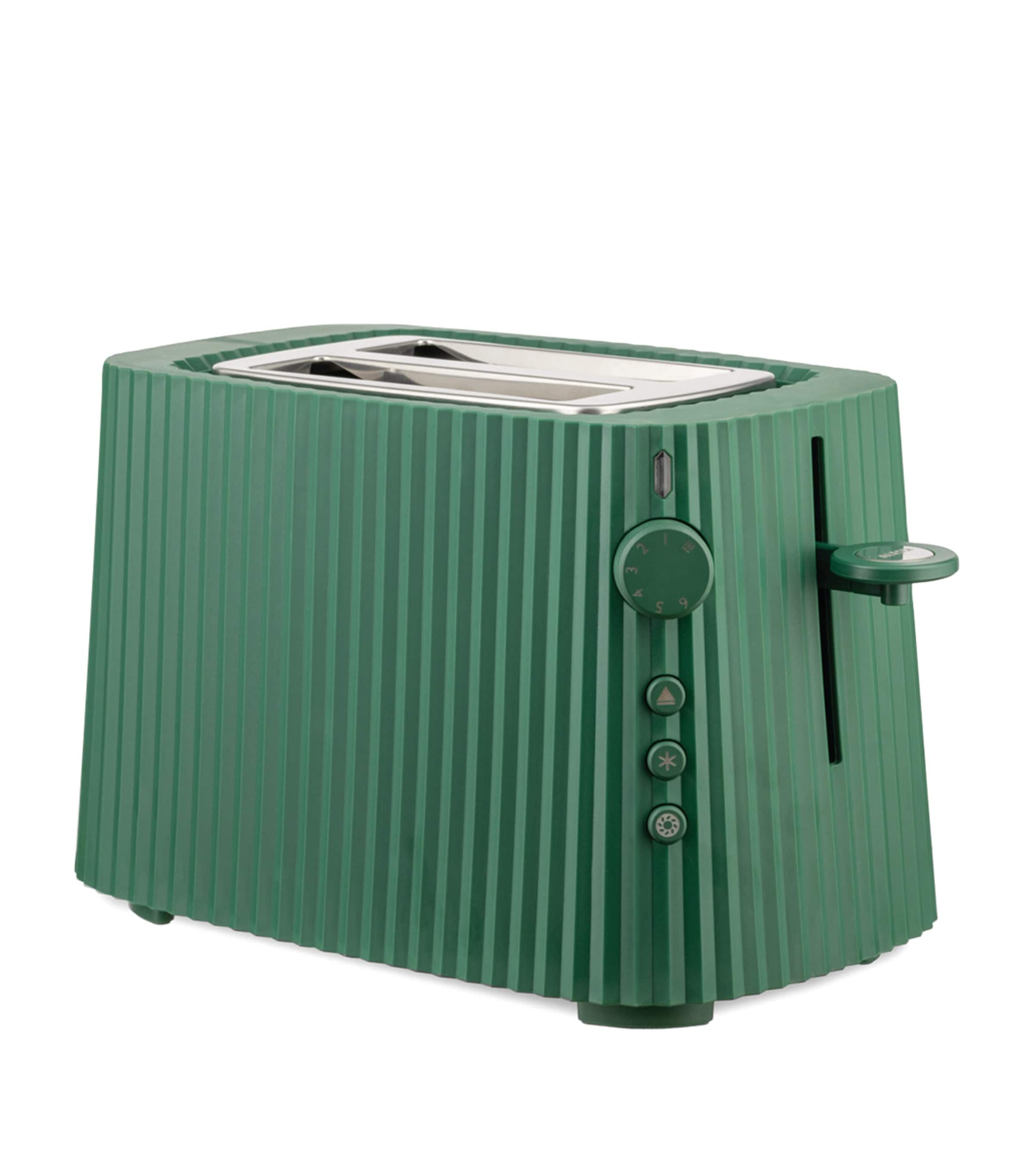 Alessi Plissé 2-Slice Toaster Green