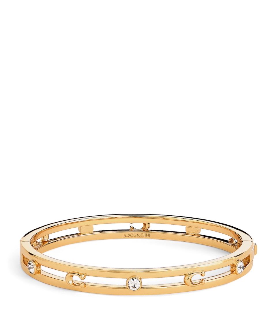 Coach Signature C Open Bangle Gold