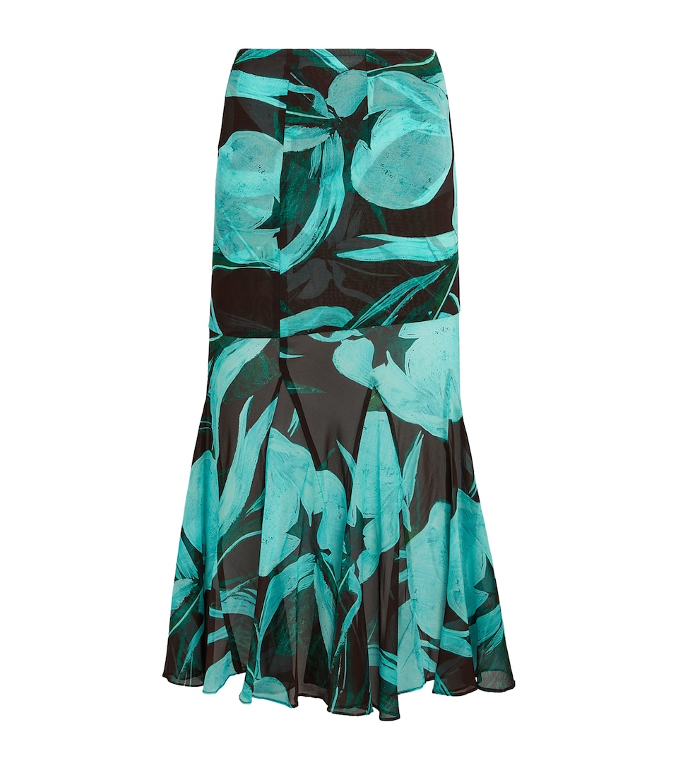 Matteau Satin Bias Midi Skirt Casablanca Cas