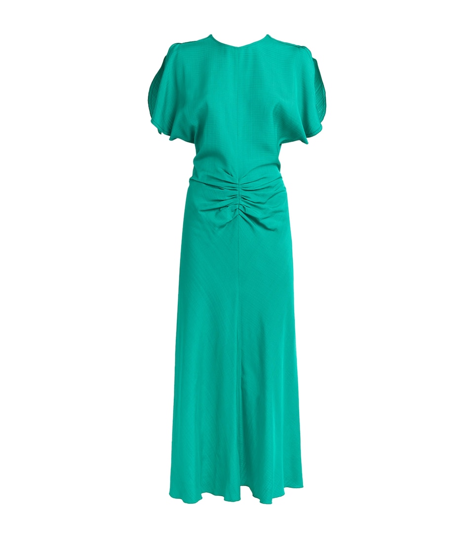 Victoria Beckham Gathered Midi Dress
