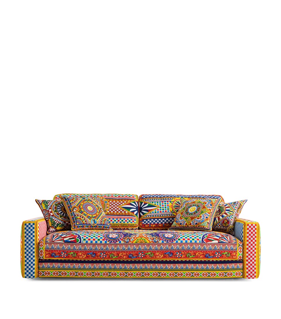Sferra Anemone 3-Seater Sofa Paprika