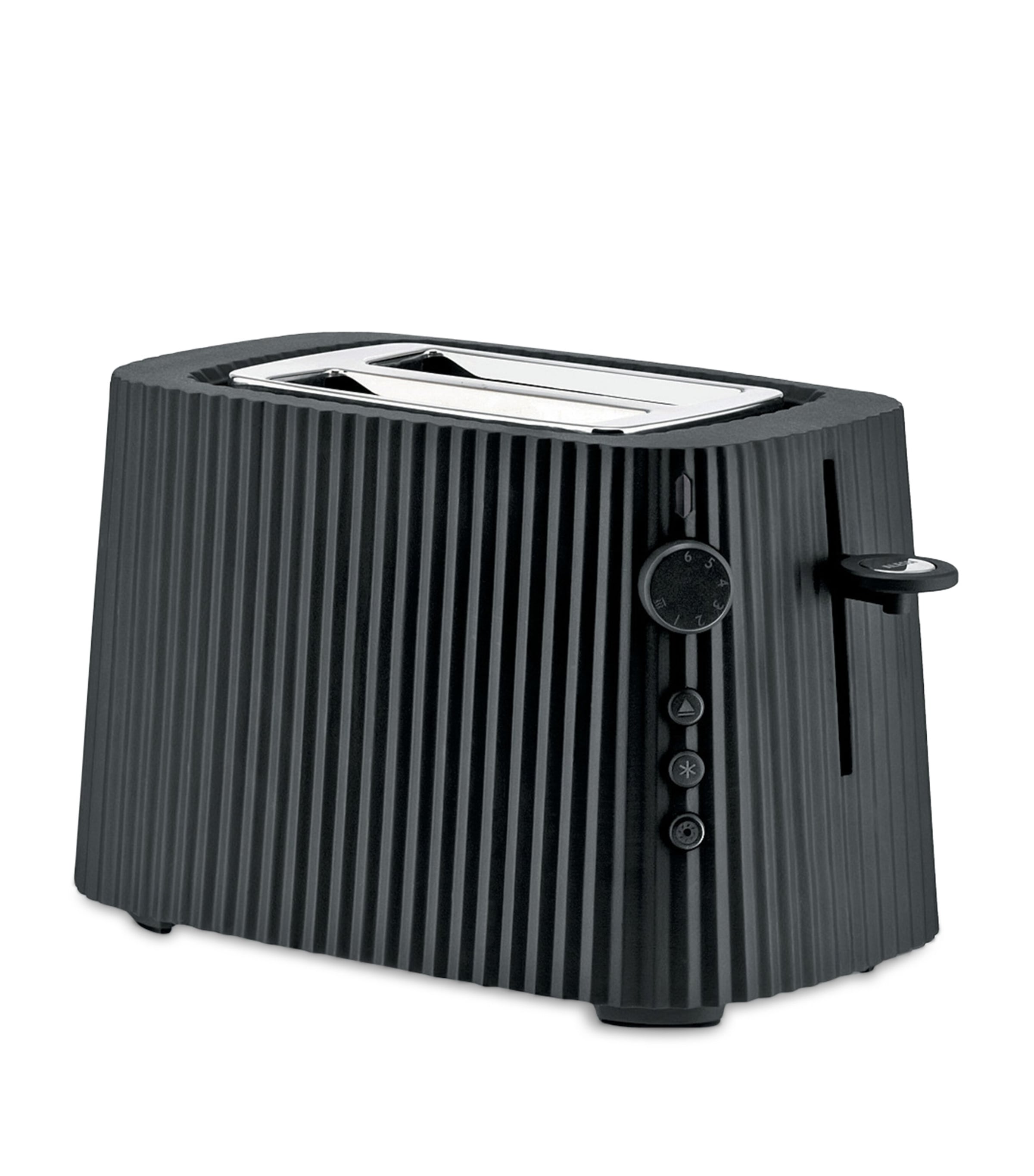 Alessi Plissé 2-Slice Toaster Black