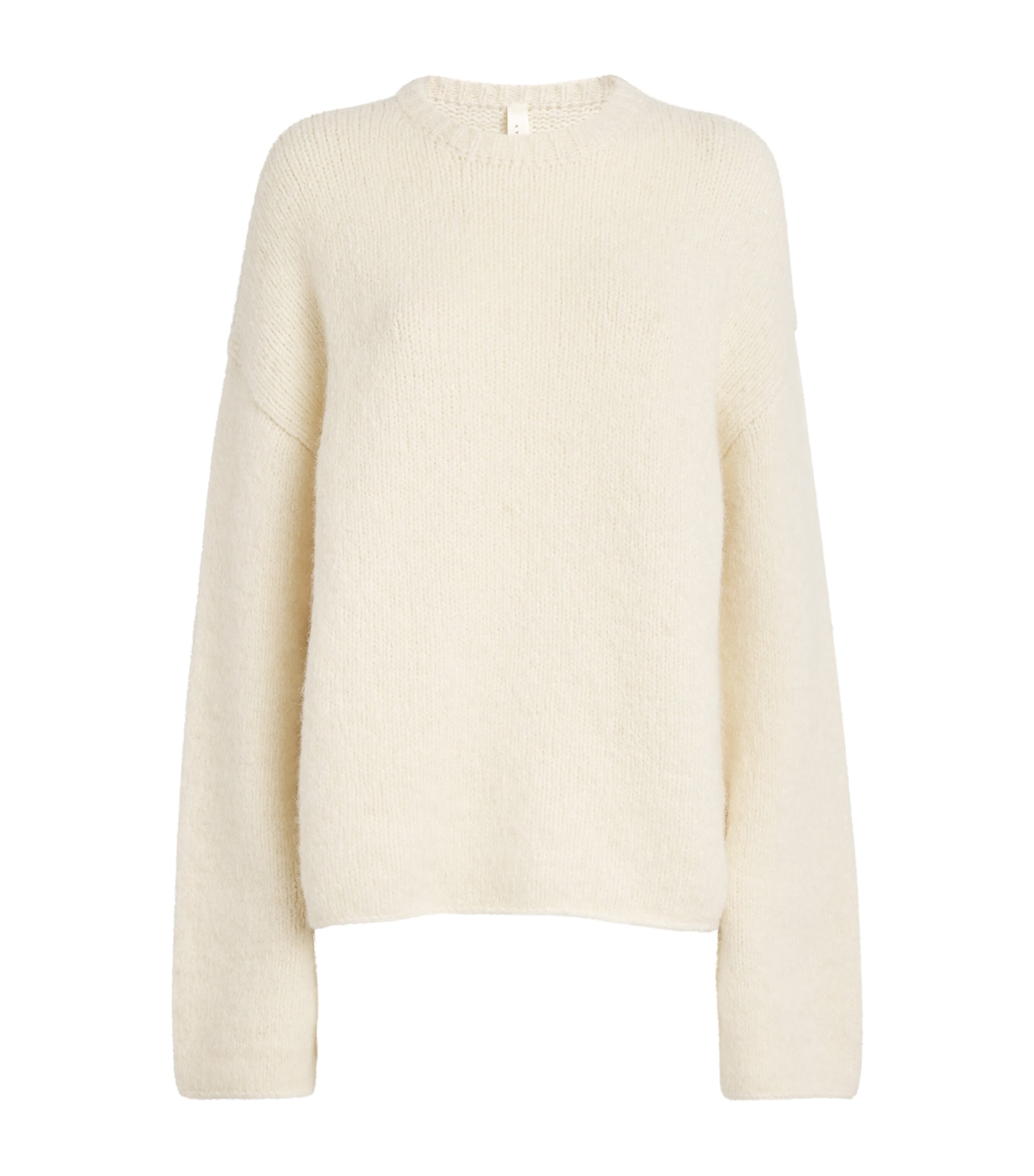 Lauren Manoogian Alpaca-Merino Wool-Blend Sweater Raw White
