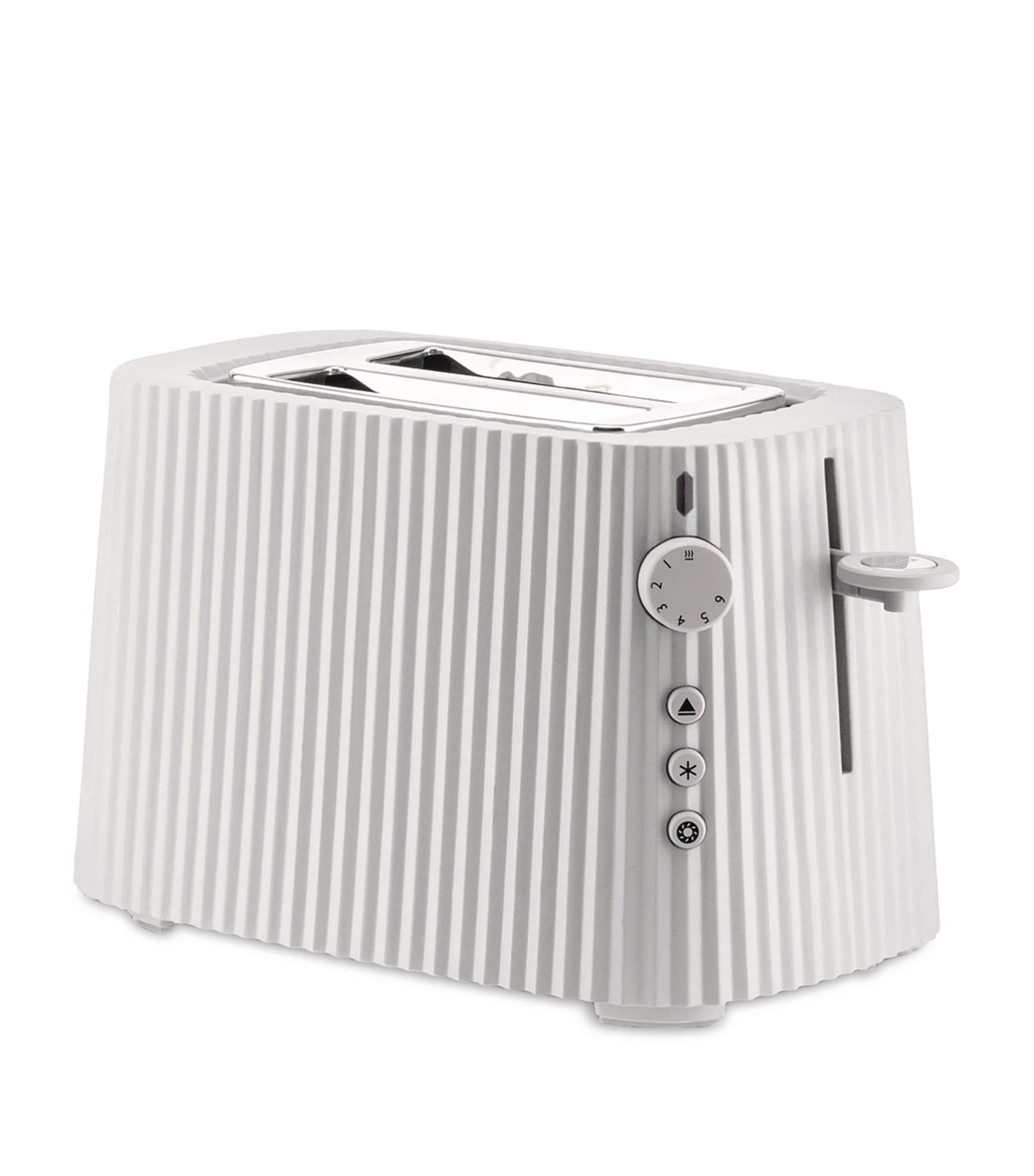 Alessi Plissé 2-Slice Toaster White
