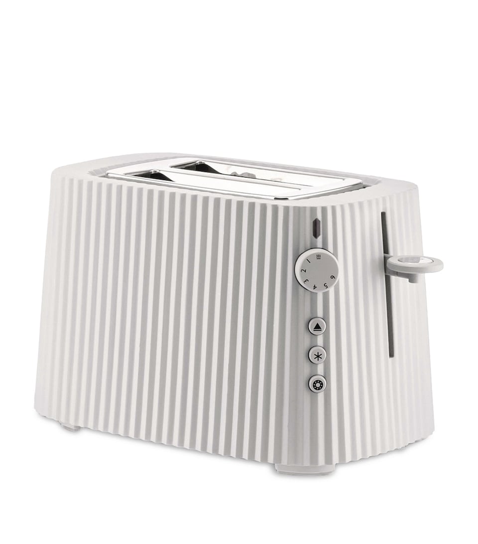 Alessi Plissé 2-Slice Toaster White