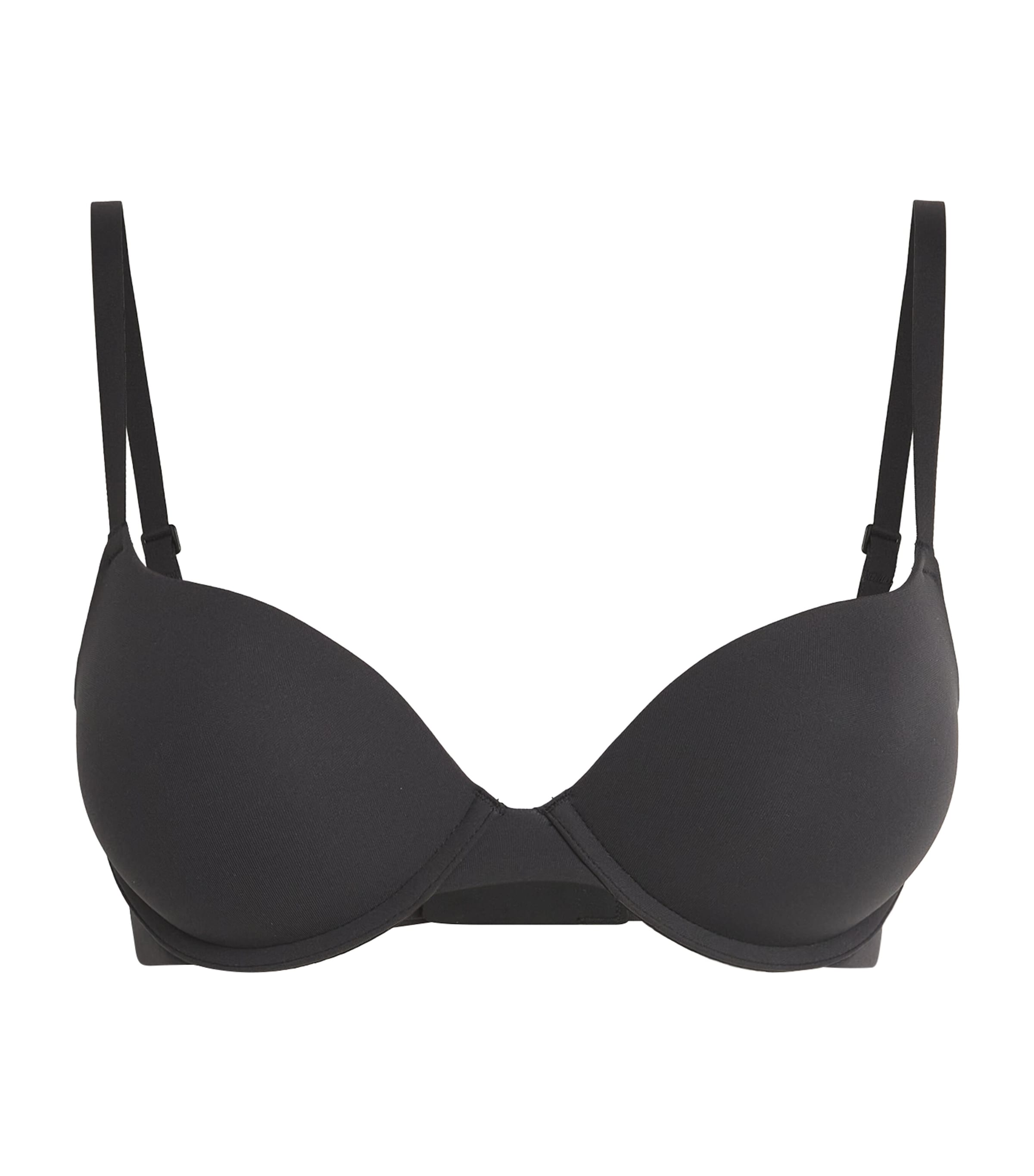 Skims Fits Everybody Push-Up Demi Bra Onyx