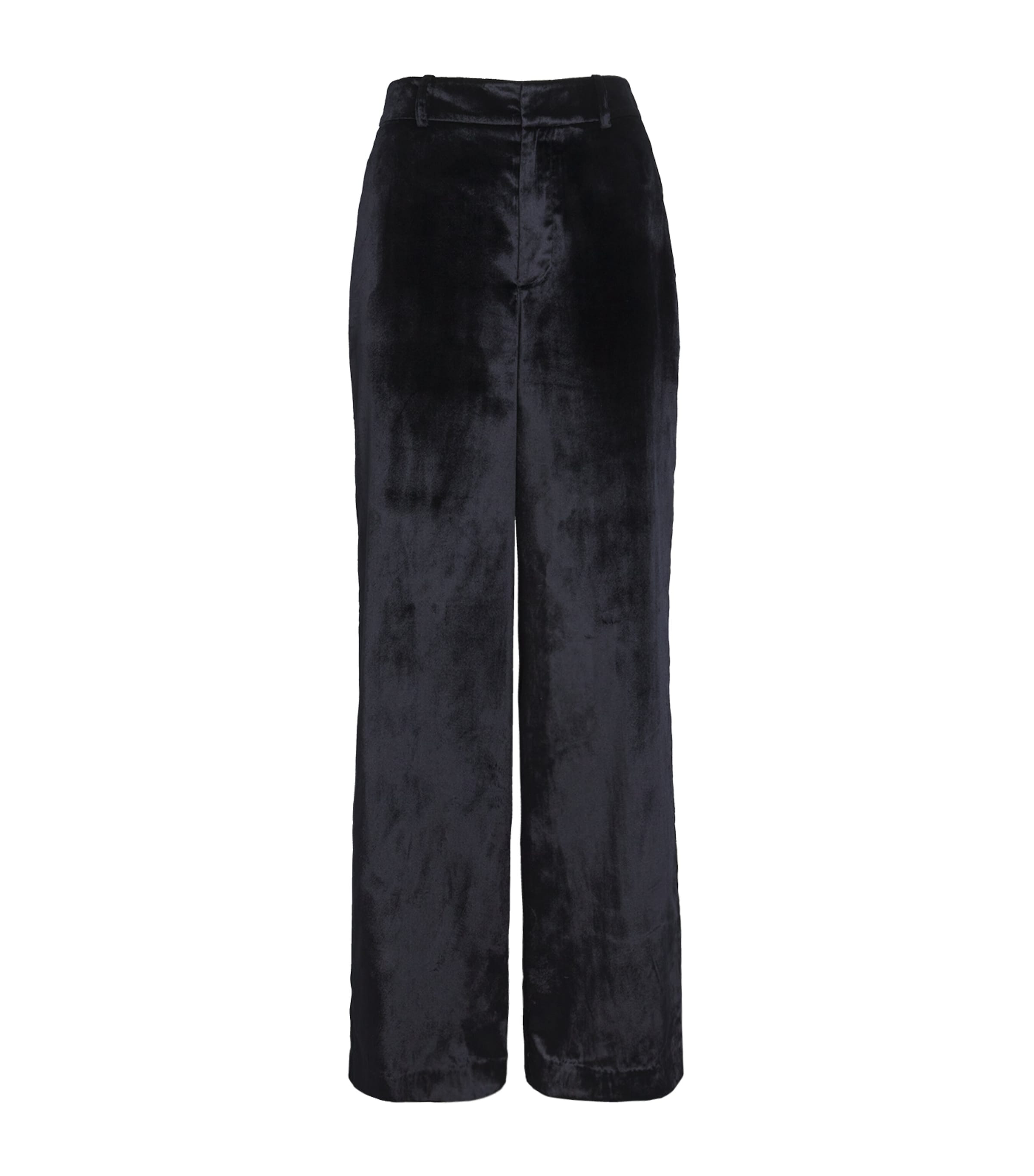 PAIGE Velvet Chateau Trousers Midnight