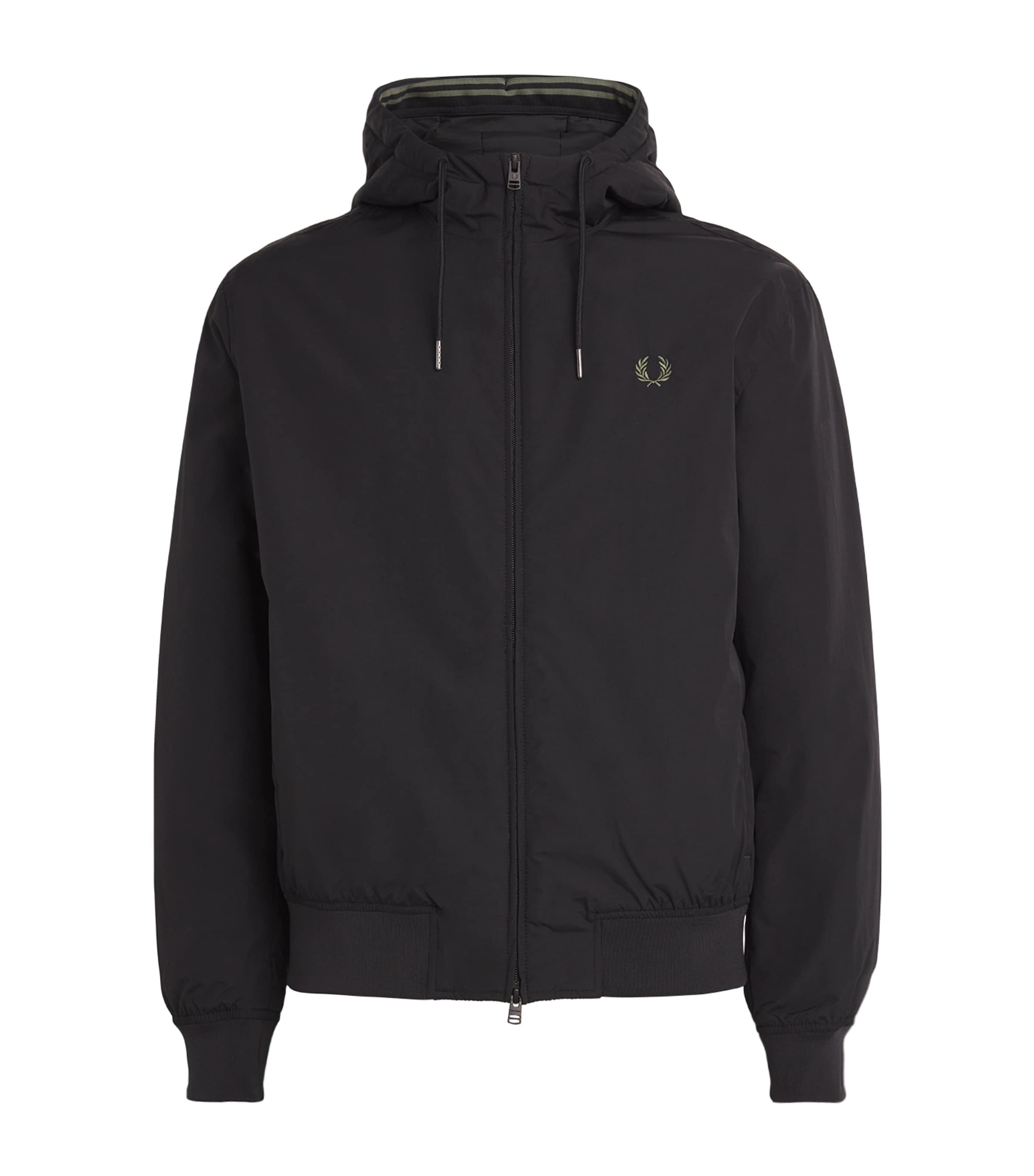 Fred Perry Hooded Brentham Jacket Black