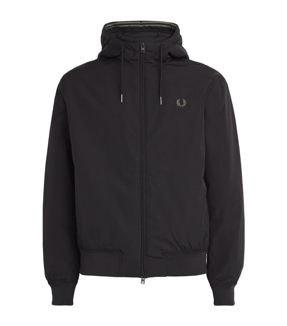 Fred Perry Hooded Brentham Jacket Black